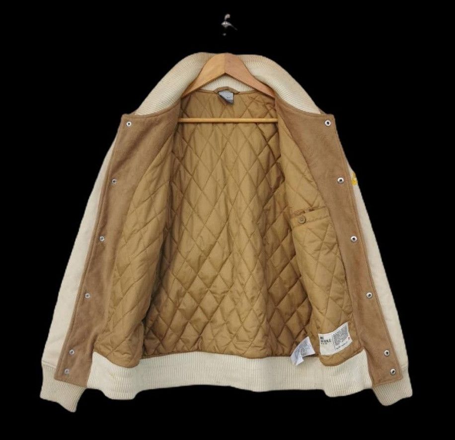 Nike Vintage Nike Air-Sole Varsity Leather Wool Jacket Size US L / EU 52-54 / 3 - 10 Thumbnail