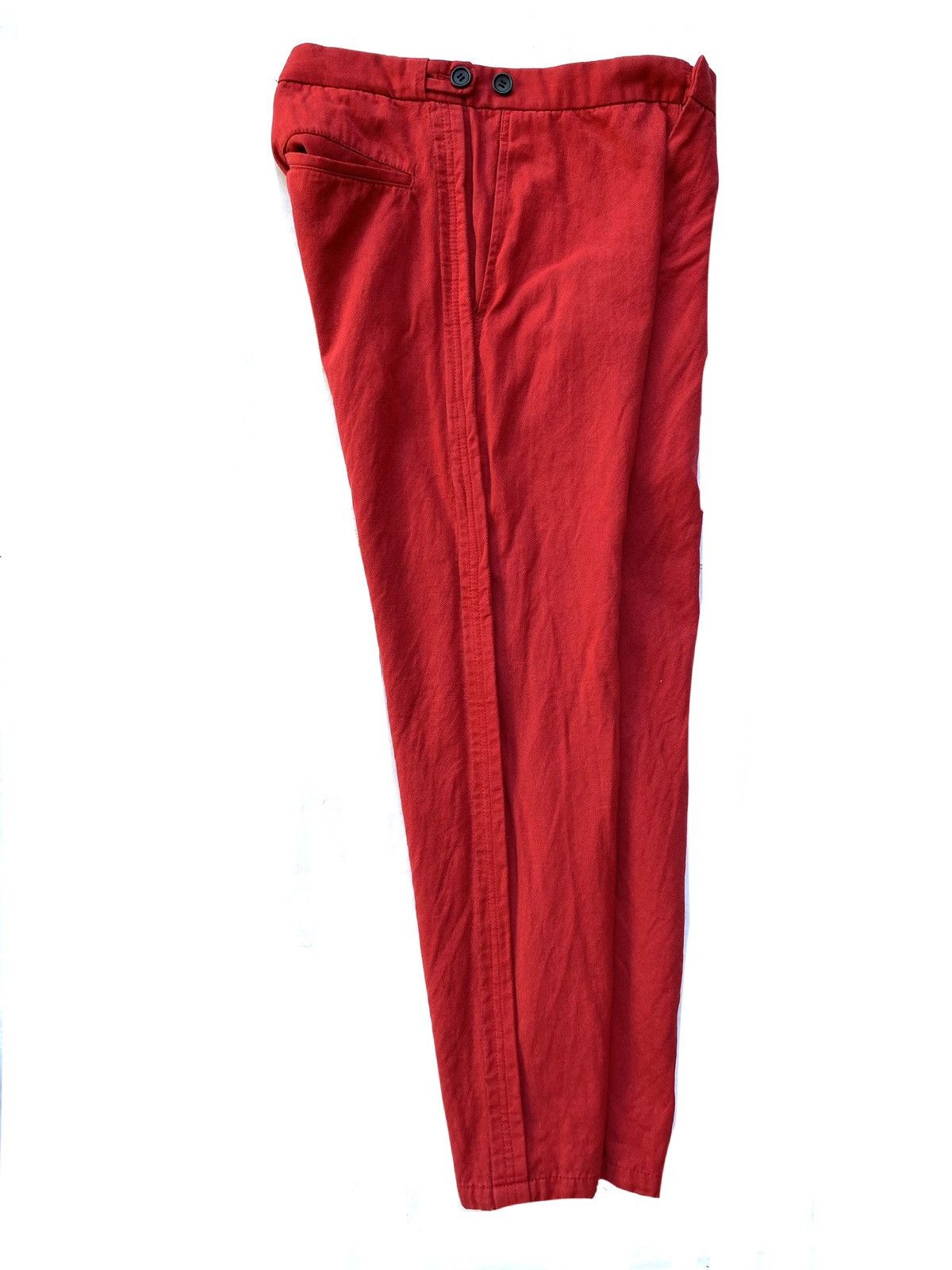 Comme des Garcons Homme Plus SS99 Runway Out seam Details Cotton Wool Pants Size US 30 / EU 46 - 5 Thumbnail