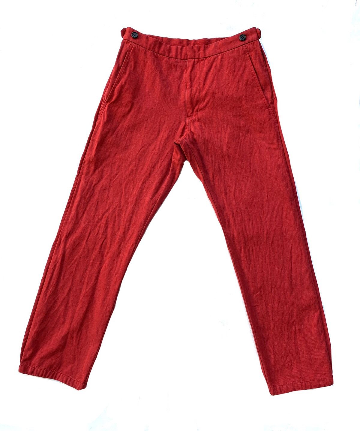 Comme des Garcons Homme Plus SS99 Runway Out seam Details Cotton Wool Pants Size US 30 / EU 46 - 2 Thumbnail