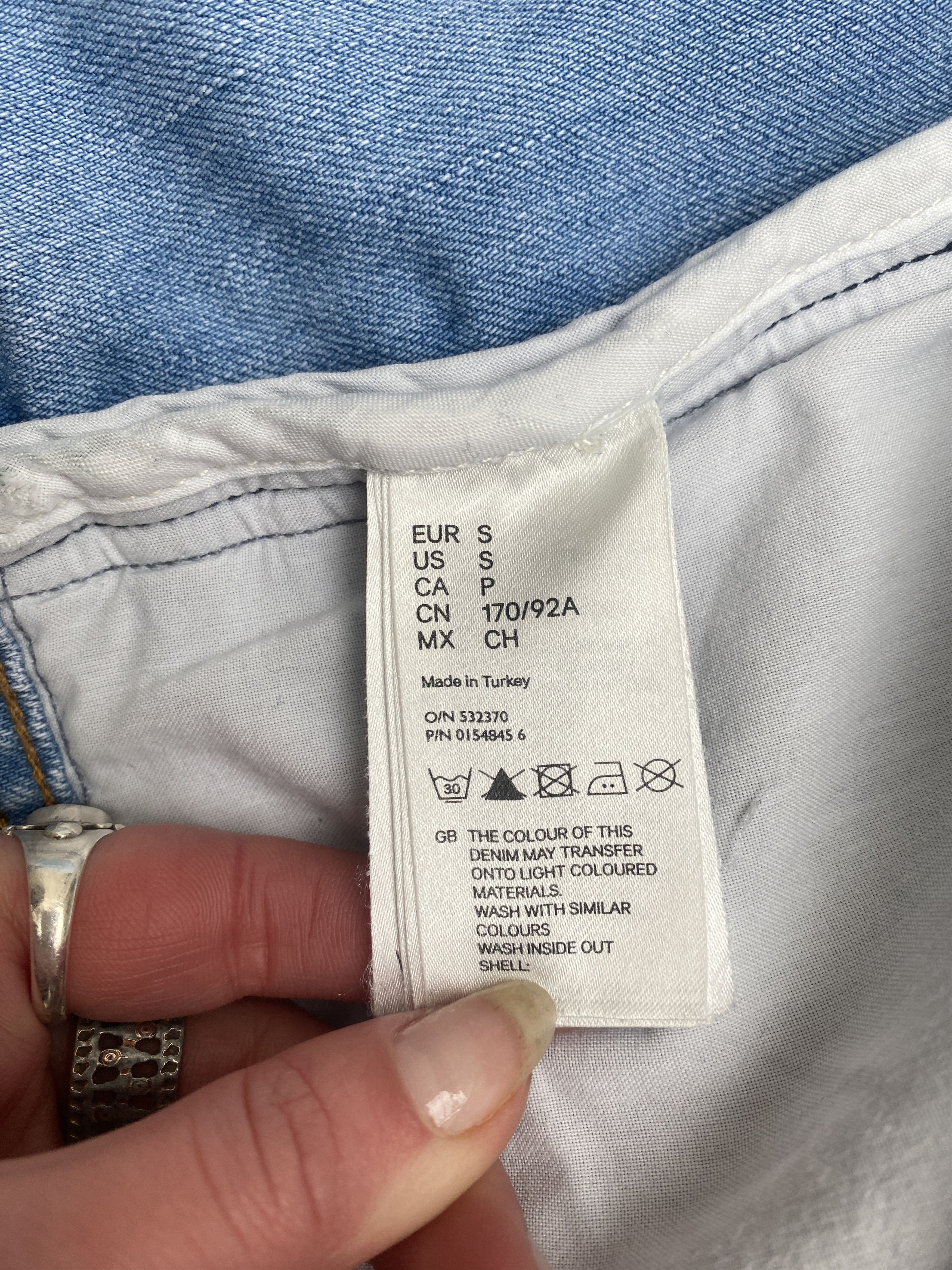 H&M × Maison Margiela Reversed Denim Jacket Size US S / EU 44-46 / 1 - 5 Thumbnail
