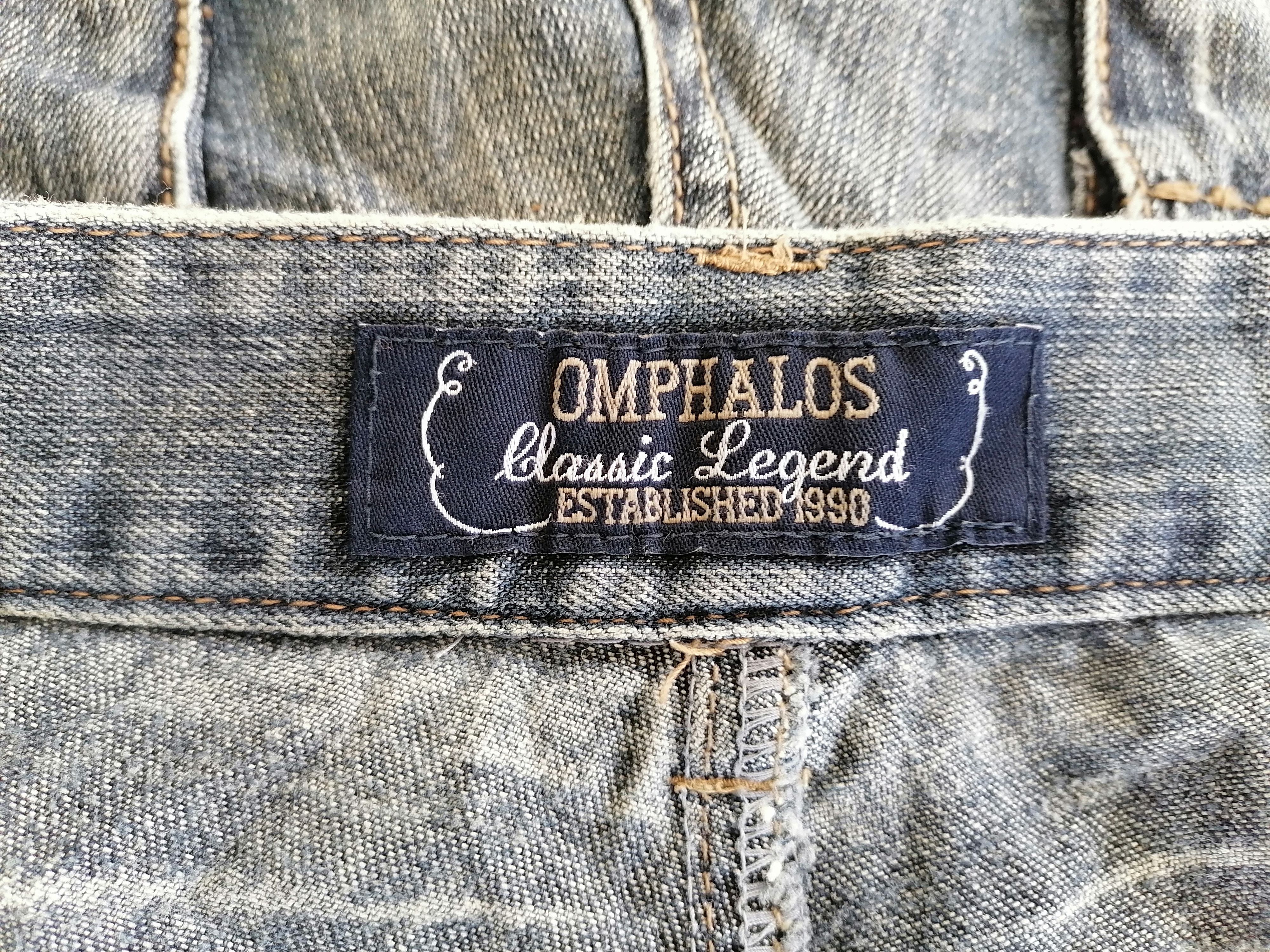 20471120 BAGGY🔥Black Faded Omphalos Baggy Cargo Denim Pants⚡⚡⚡ Size US 35 - 9 Thumbnail