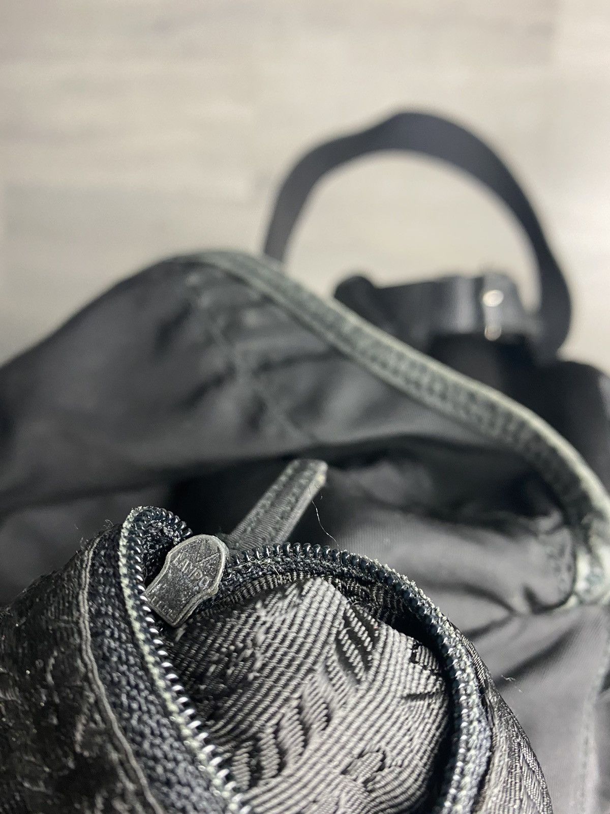 Prada Vintage Prada Black Nylon Vela Backpack Size ONE SIZE - 13 Thumbnail