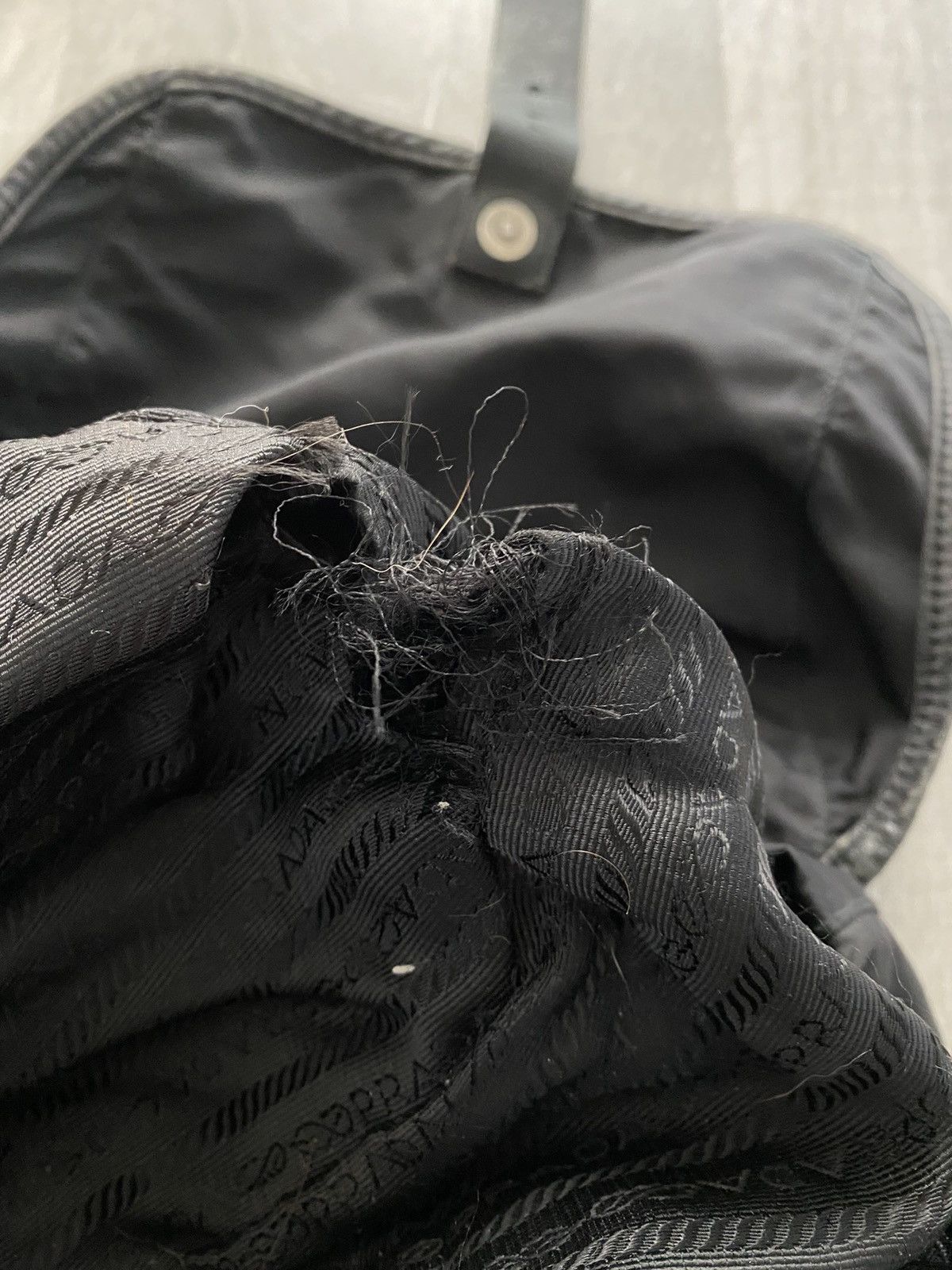 Prada Vintage Prada Black Nylon Vela Backpack Size ONE SIZE - 7 Thumbnail