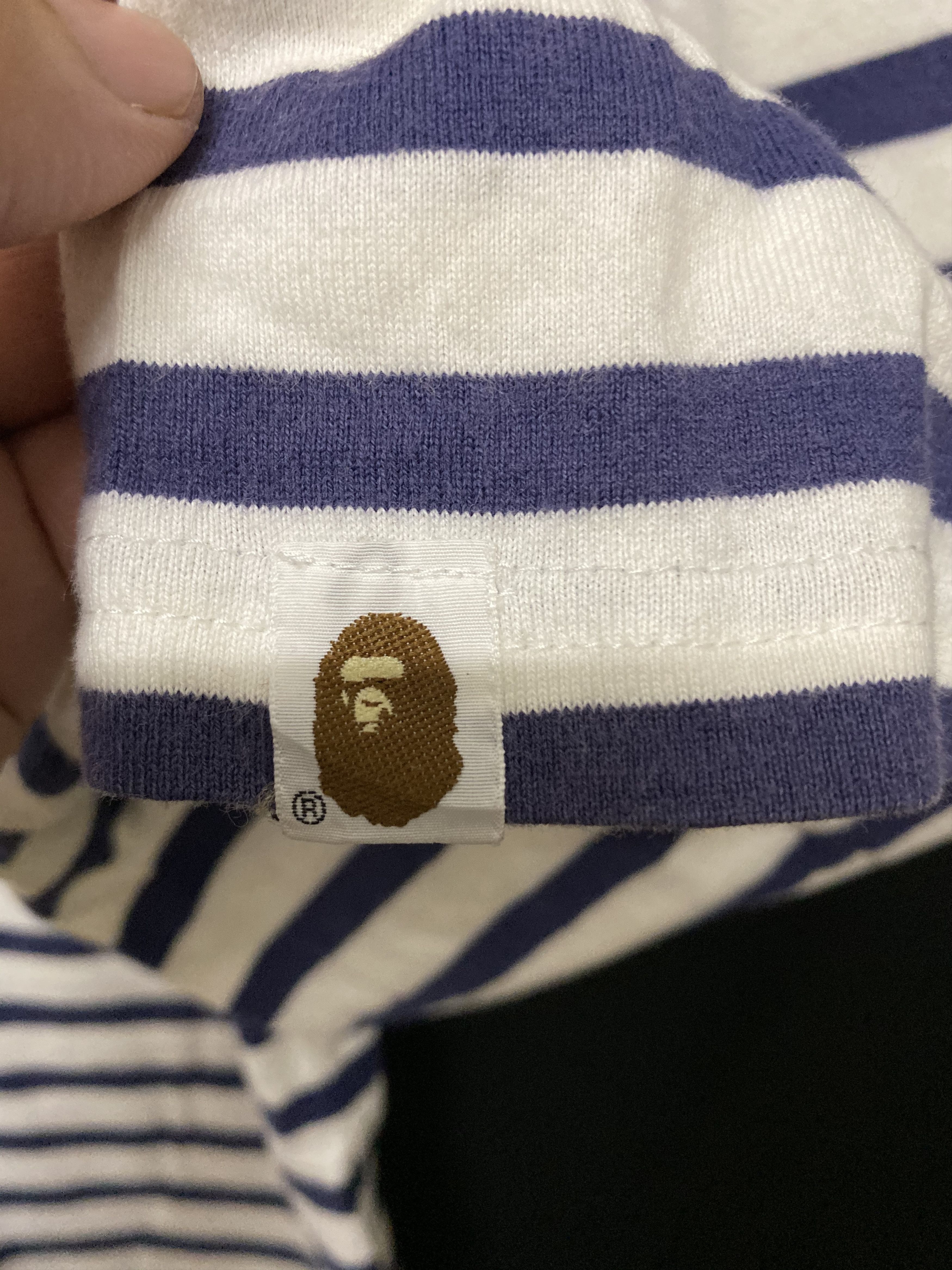 Bape 1999 Bape Striped long sleeve kurt cobain shirt Size US M / EU 48-50 / 2 - 6 Thumbnail