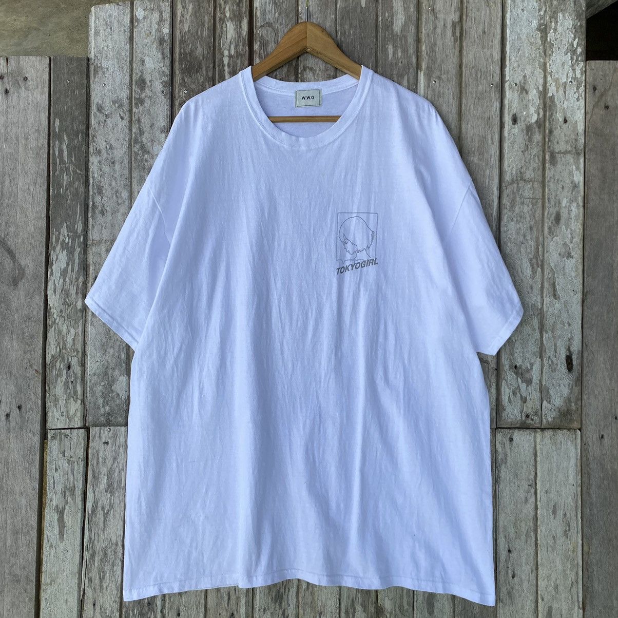 Japanese Brand W.W.G Tokyo Girl Streetwear Oversized ERD GRUNGE TEE Size US XXL / EU 58 / 5 - 2 Thumbnail