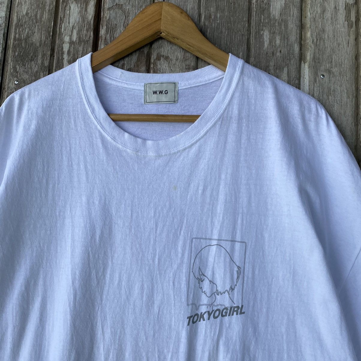 Japanese Brand W.W.G Tokyo Girl Streetwear Oversized ERD GRUNGE TEE Size US XXL / EU 58 / 5 - 3 Thumbnail