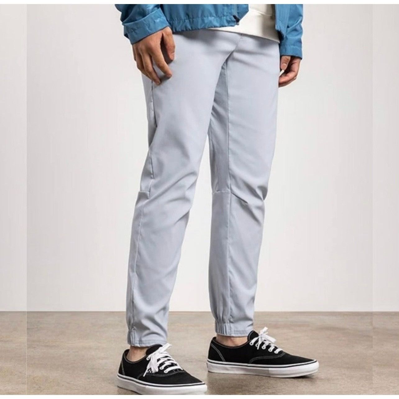 NEW 686 MENS EVERYWHERE STRETCH JOGGER PANTS BLUE FOG SZ M