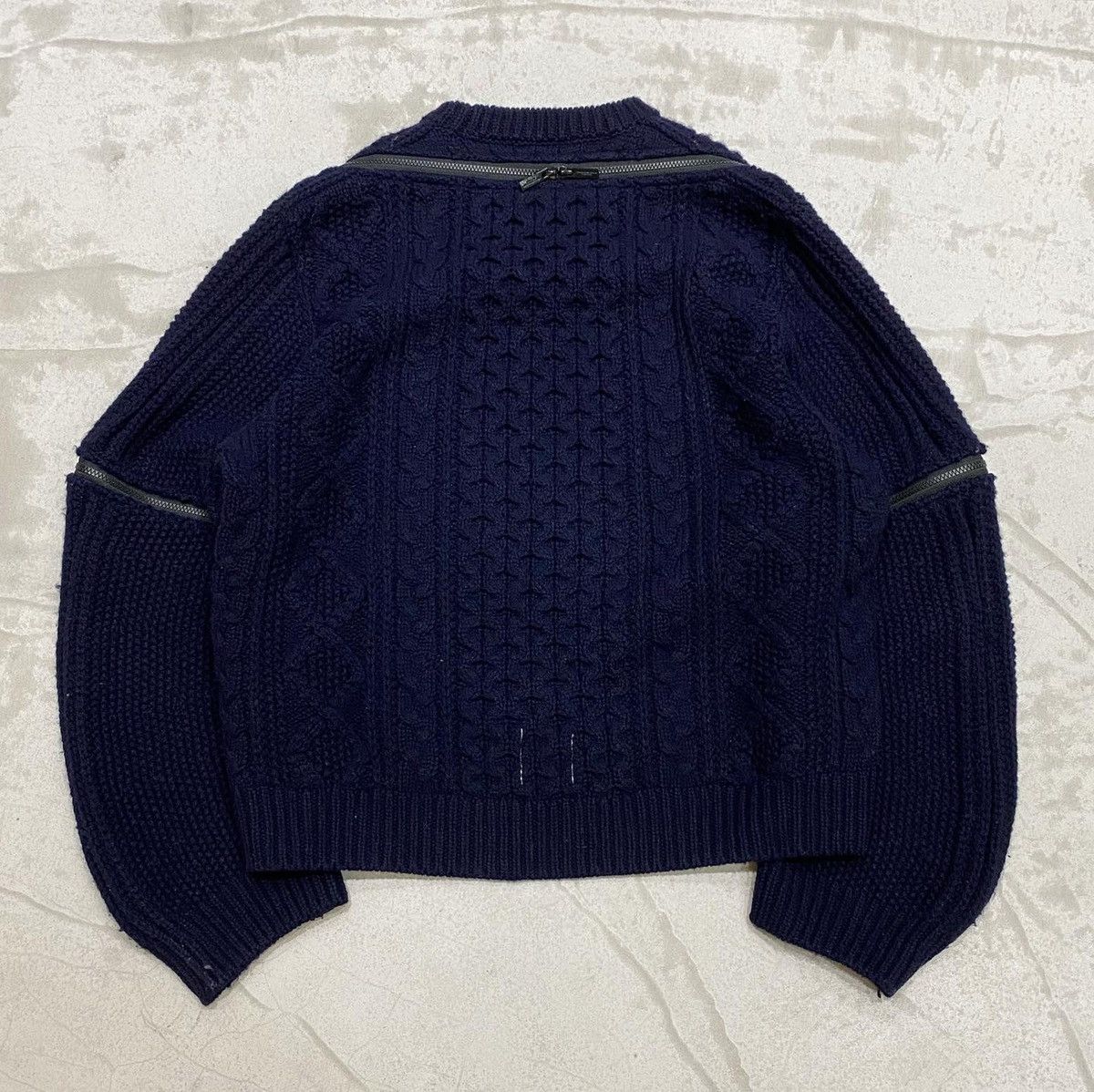 Takahiromiyashita The Soloist. Takahiromiyashita The Soloist Oversized Zip Sweater AW19 Size US M / EU 48-50 / 2 - 2 Thumbnail