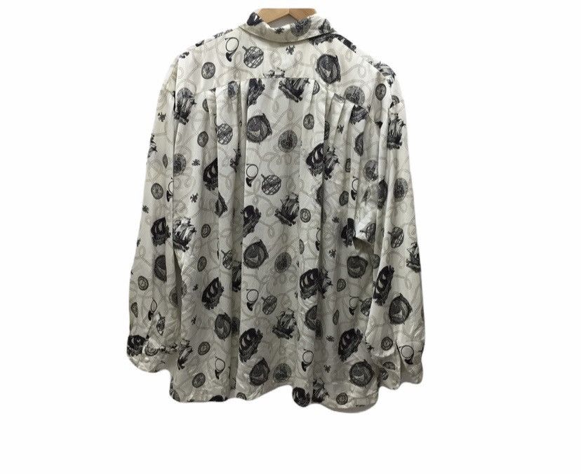 Givenchy 1990s button up full print rope sailing Size L / US 10 / IT 46 - 9 Thumbnail