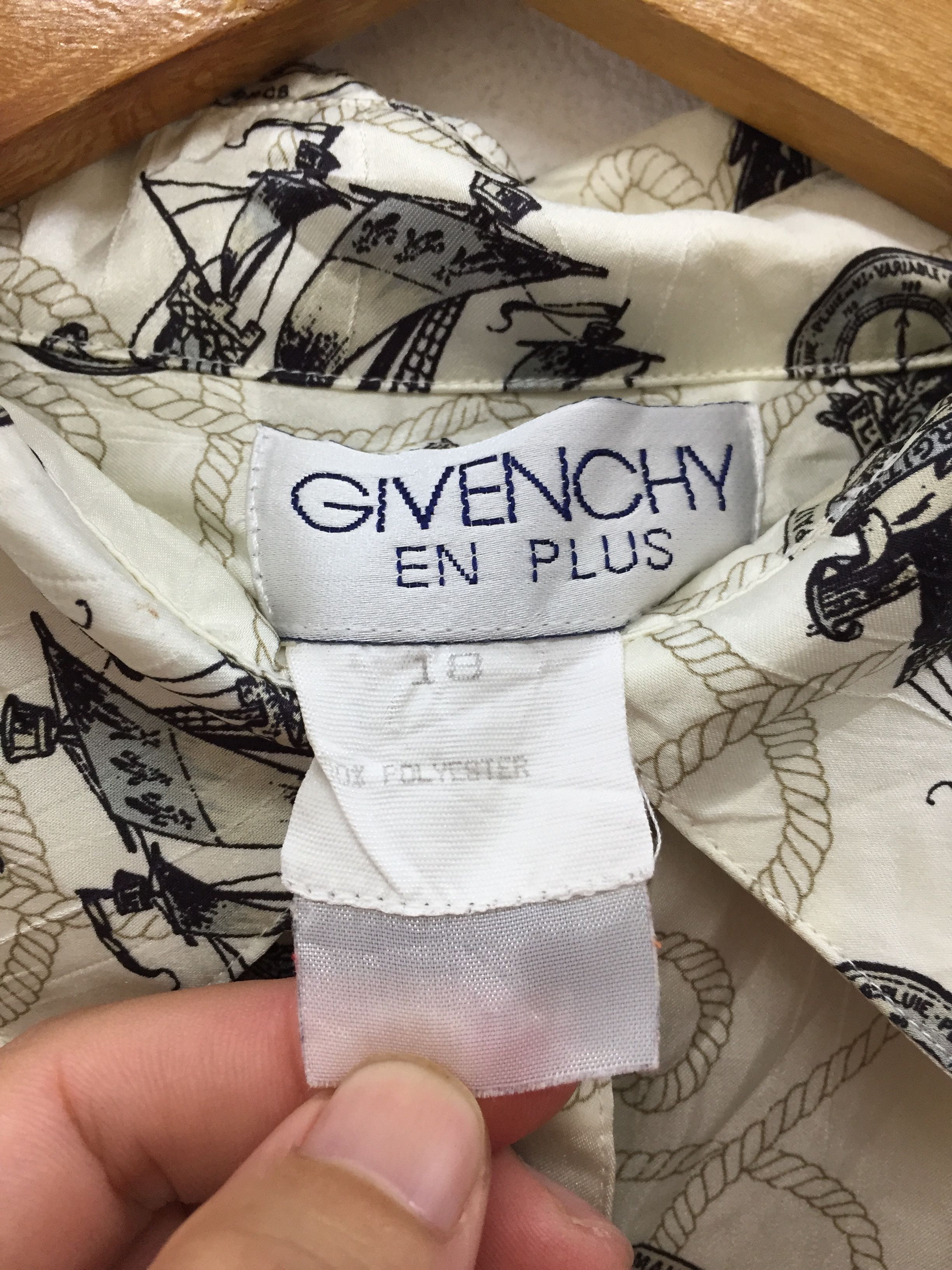 Givenchy 1990s button up full print rope sailing Size L / US 10 / IT 46 - 10 Thumbnail