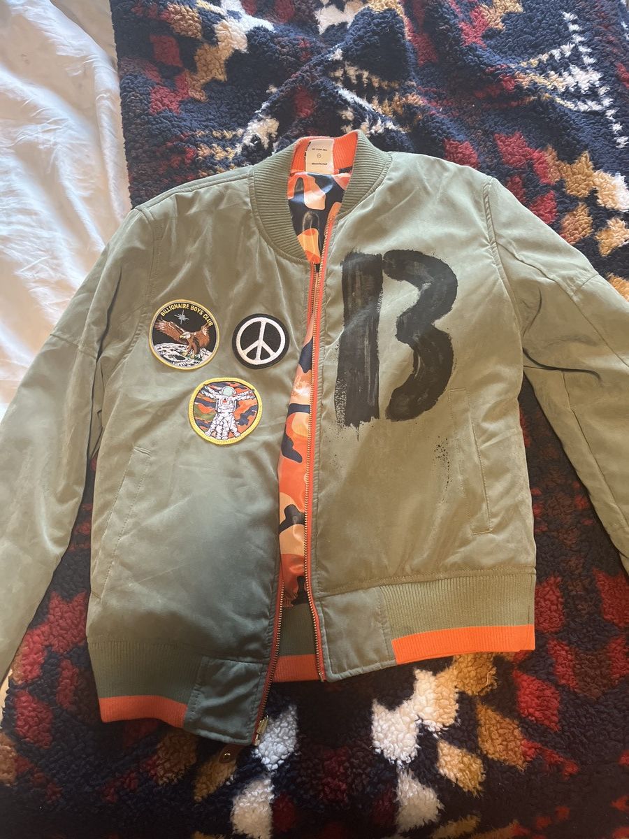 BBC bomber jacket reversible jacket