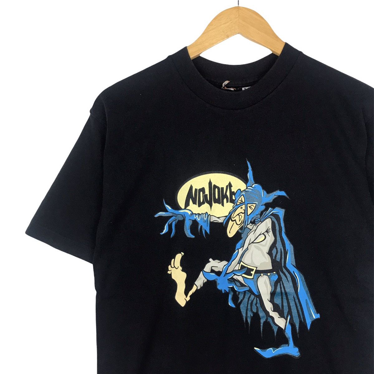Cartoon Network × Vintage Vintage 90s No Joke Skateboarding Batman Parody Skatewear Size US M / EU 48-50 / 2 - 2 Thumbnail