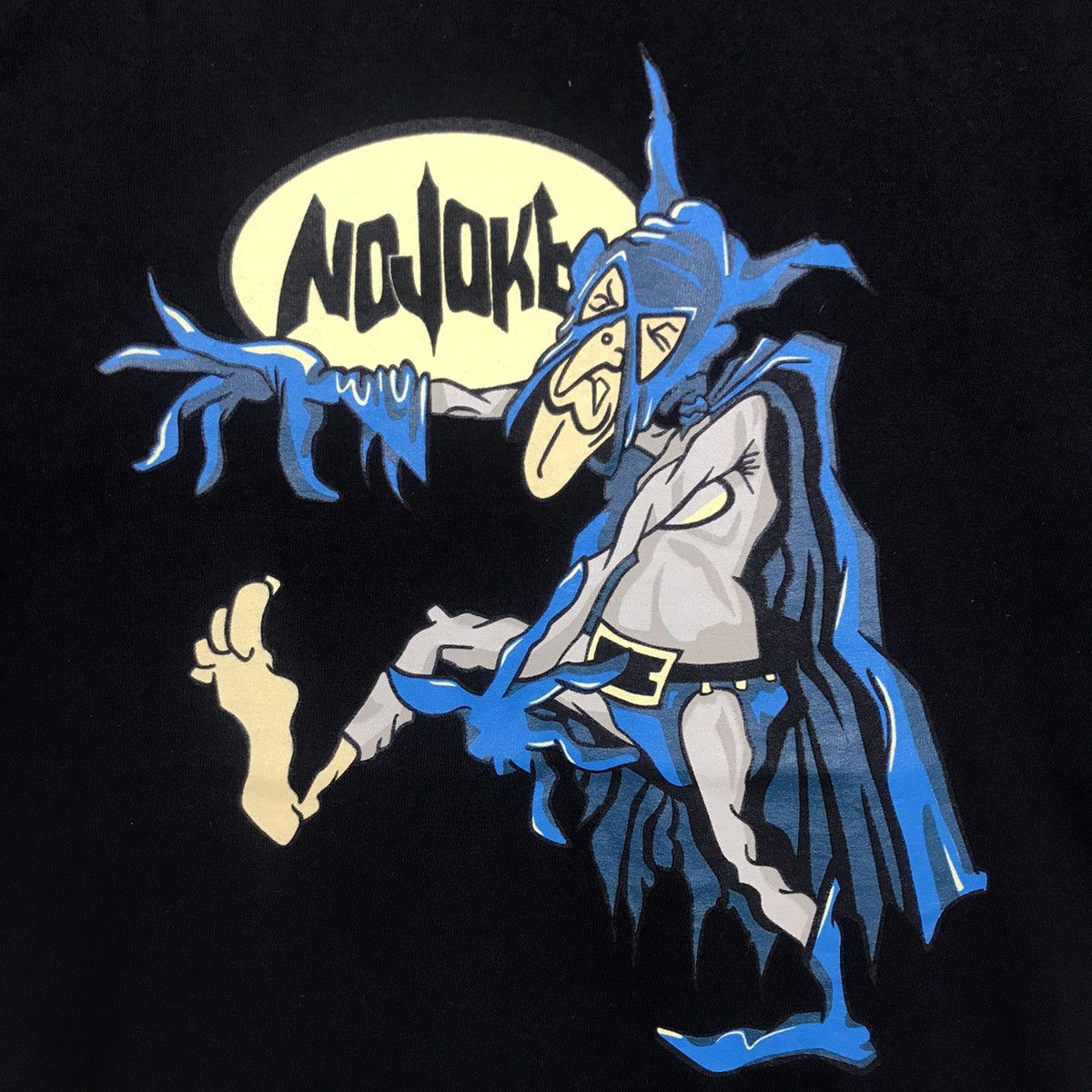 Cartoon Network × Vintage Vintage 90s No Joke Skateboarding Batman Parody Skatewear Size US M / EU 48-50 / 2 - 3 Thumbnail