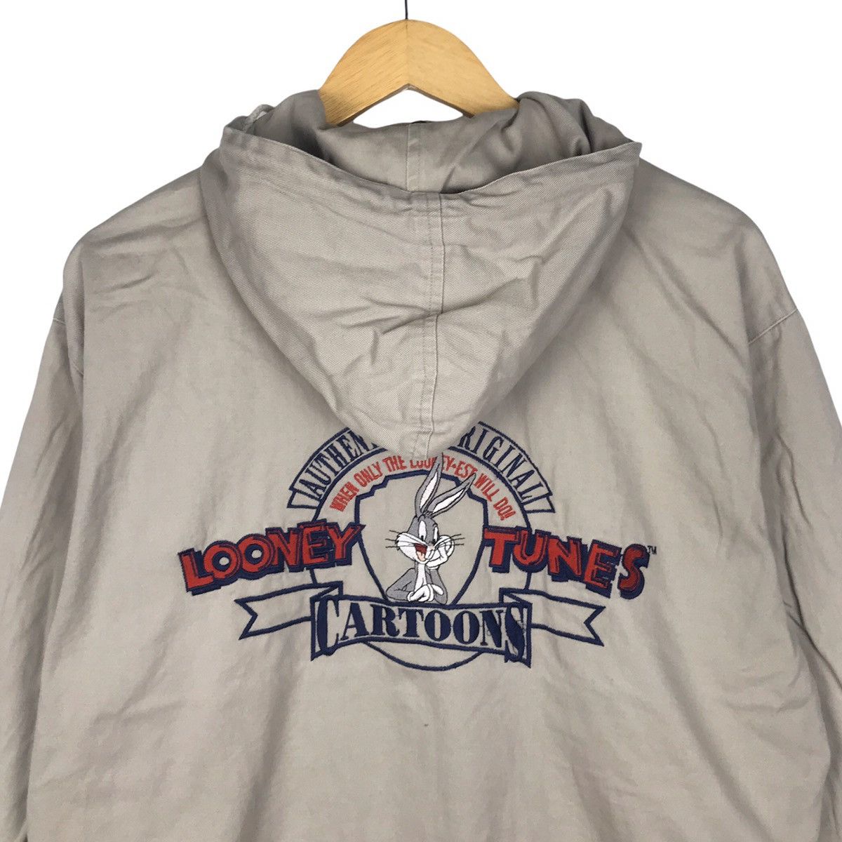 Vintage × Warner Bros Vintage 90s Looney Tunes Warner Bros Bugs Bunny With Hoodie Size US L / EU 52-54 / 3 - 3 Thumbnail