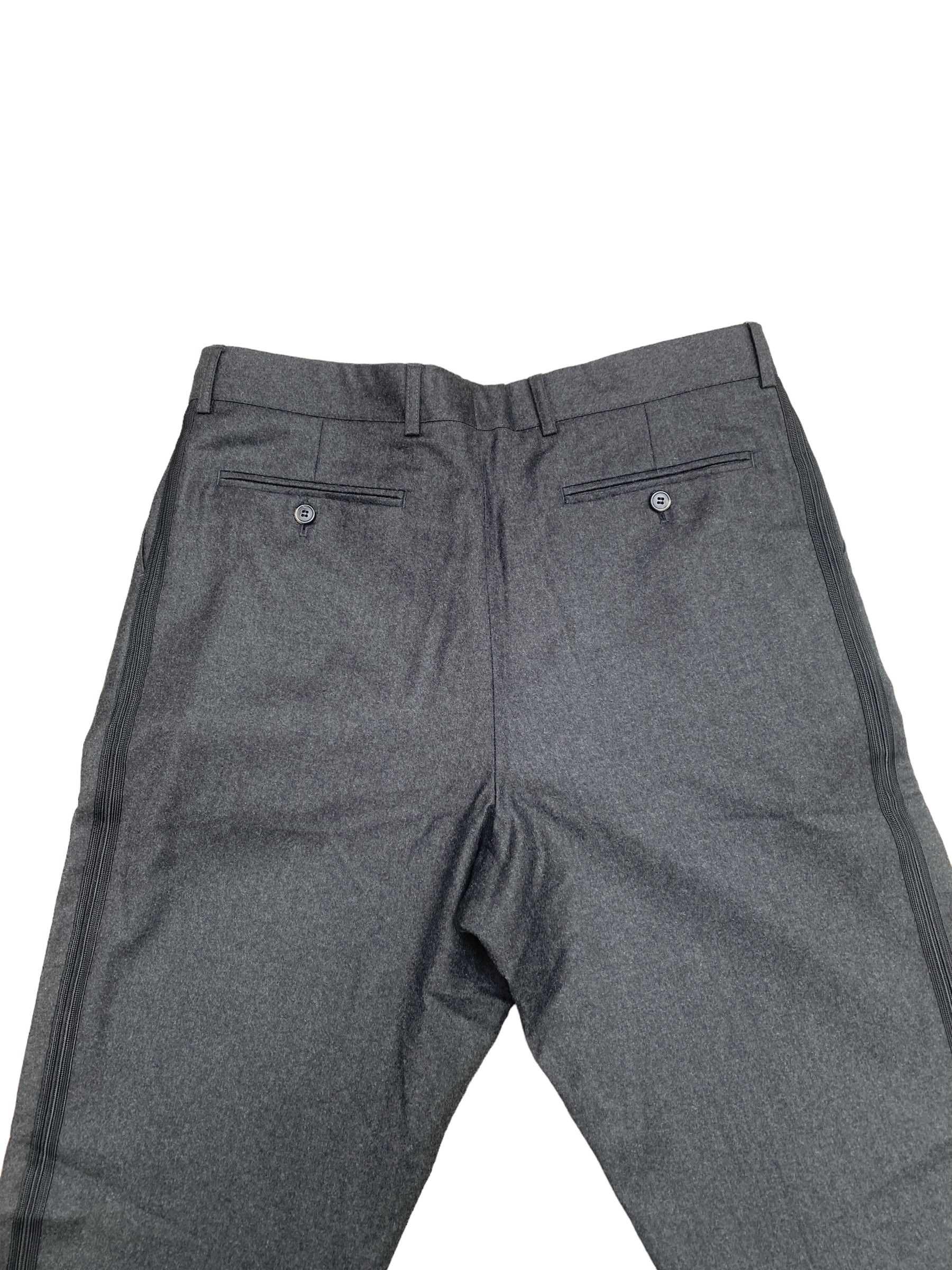 Dries Van Noten Luxury Grey Cashmere / Pants Size US 34 / EU 50 - 5 Thumbnail