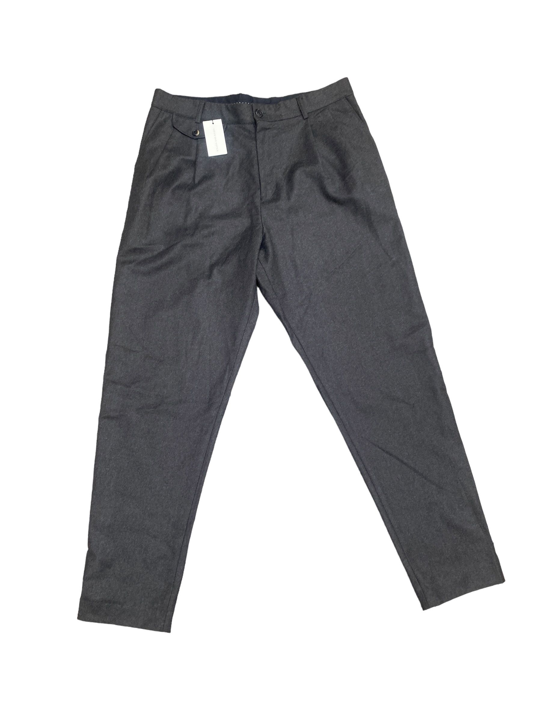 Dries Van Noten Luxury Grey Cashmere / Pants Size US 34 / EU 50 - 1 Thumbnail