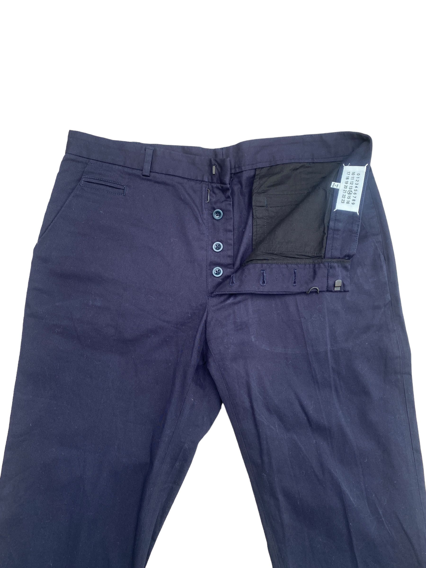 Maison Margiela Navy Slim Fit Pants Size US 32 / EU 48 - 2 Thumbnail