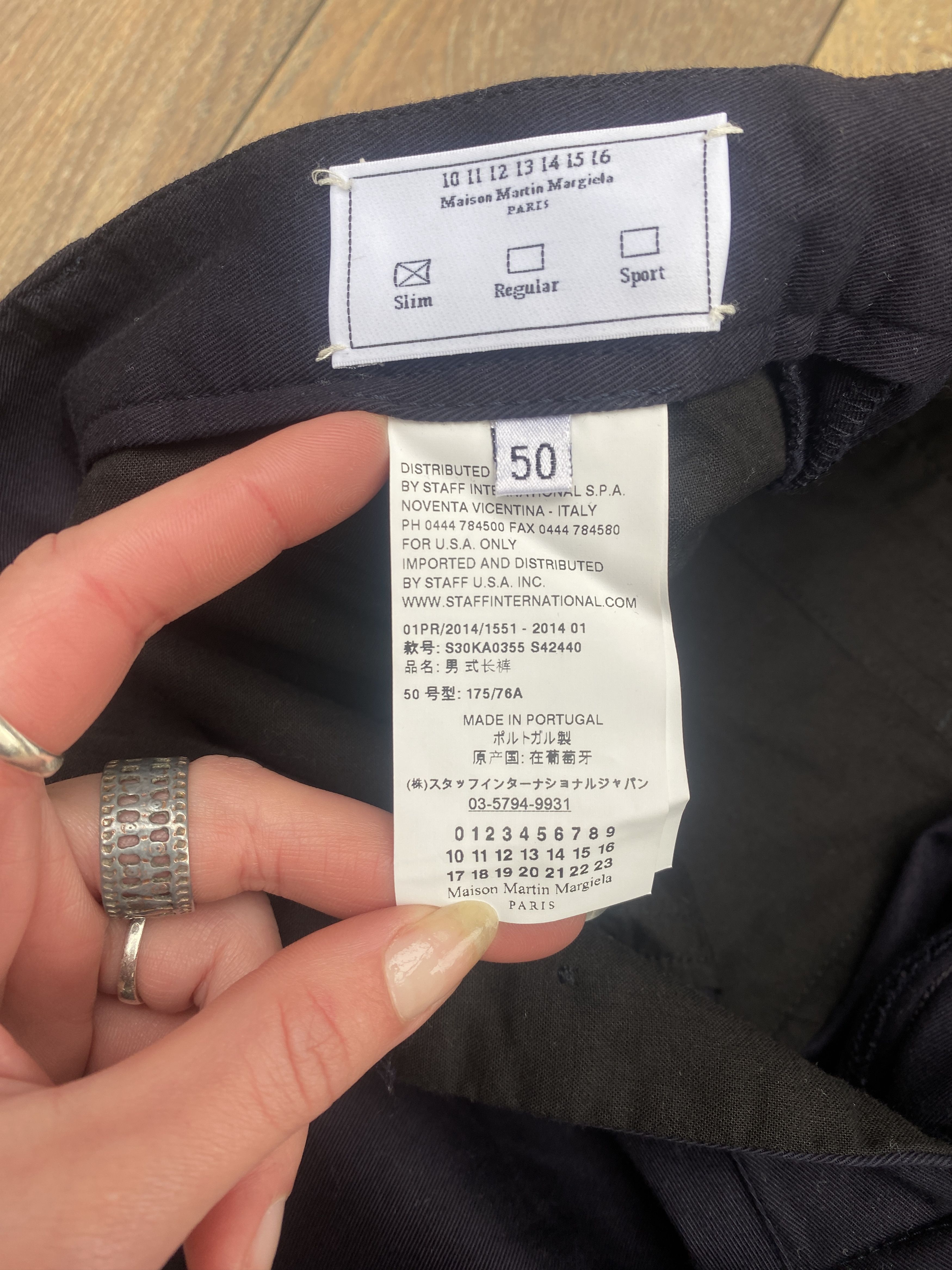 Maison Margiela Navy Slim Fit Pants Size US 32 / EU 48 - 7 Thumbnail