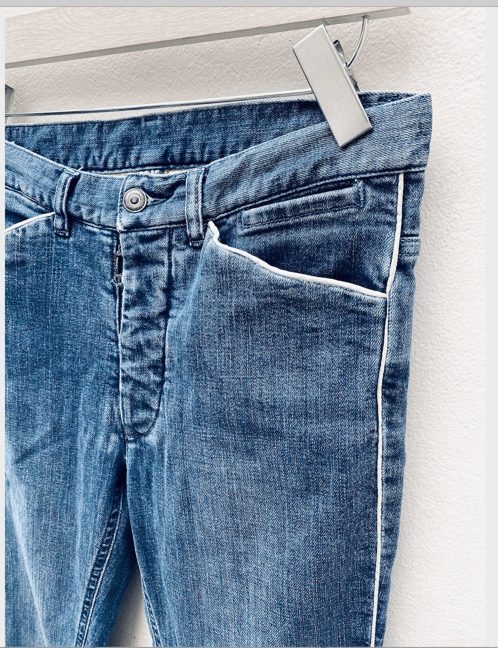 Maison Margiela Slim Fit - Blue denim Jeans Size US 28 / EU 44 - 2 Thumbnail