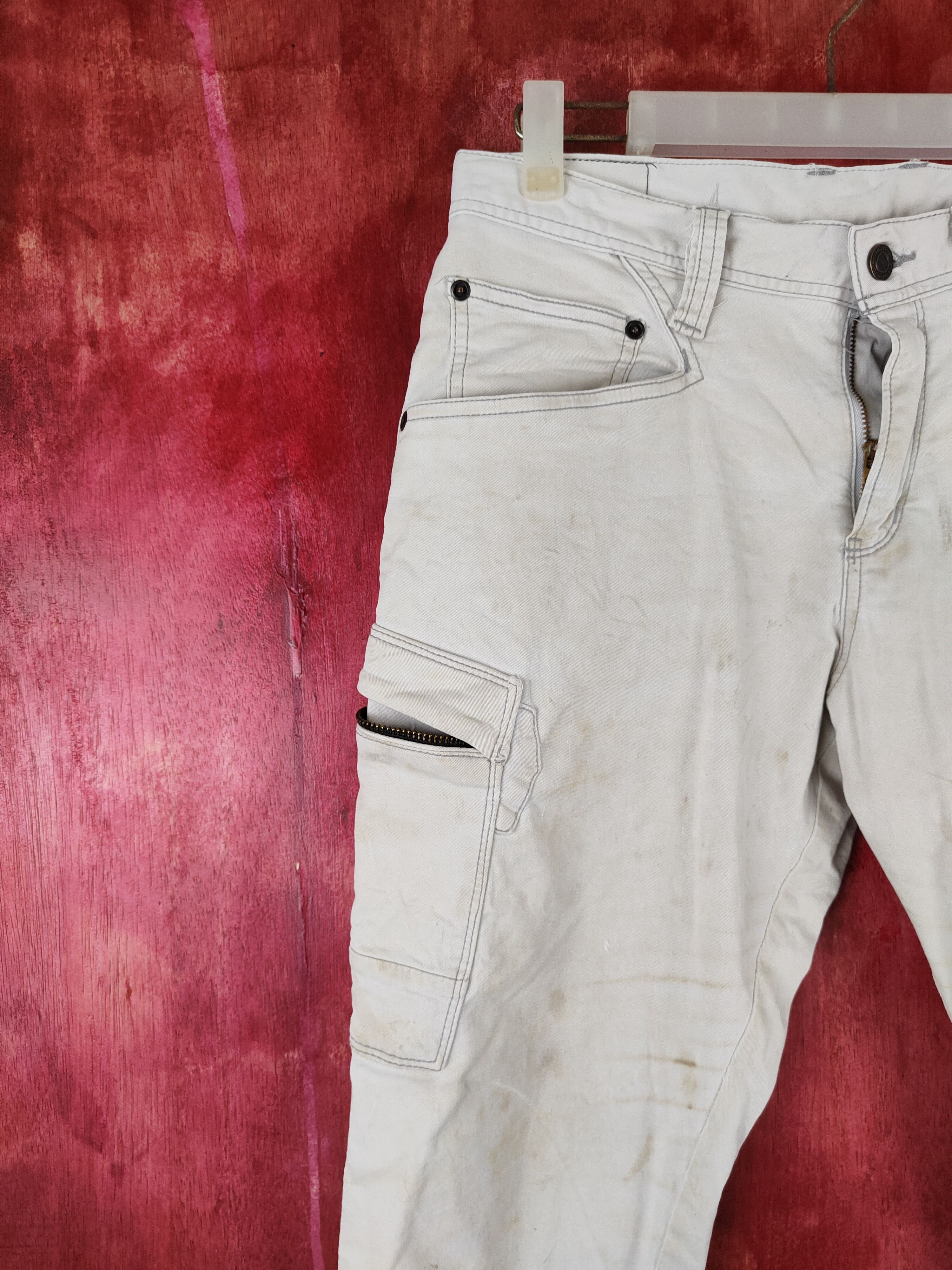 Japanese Brand × Vintage Evenriver White Faded Multi Pocket Cargo Pants #S709 Size US 30 / EU 46 - 3 Thumbnail