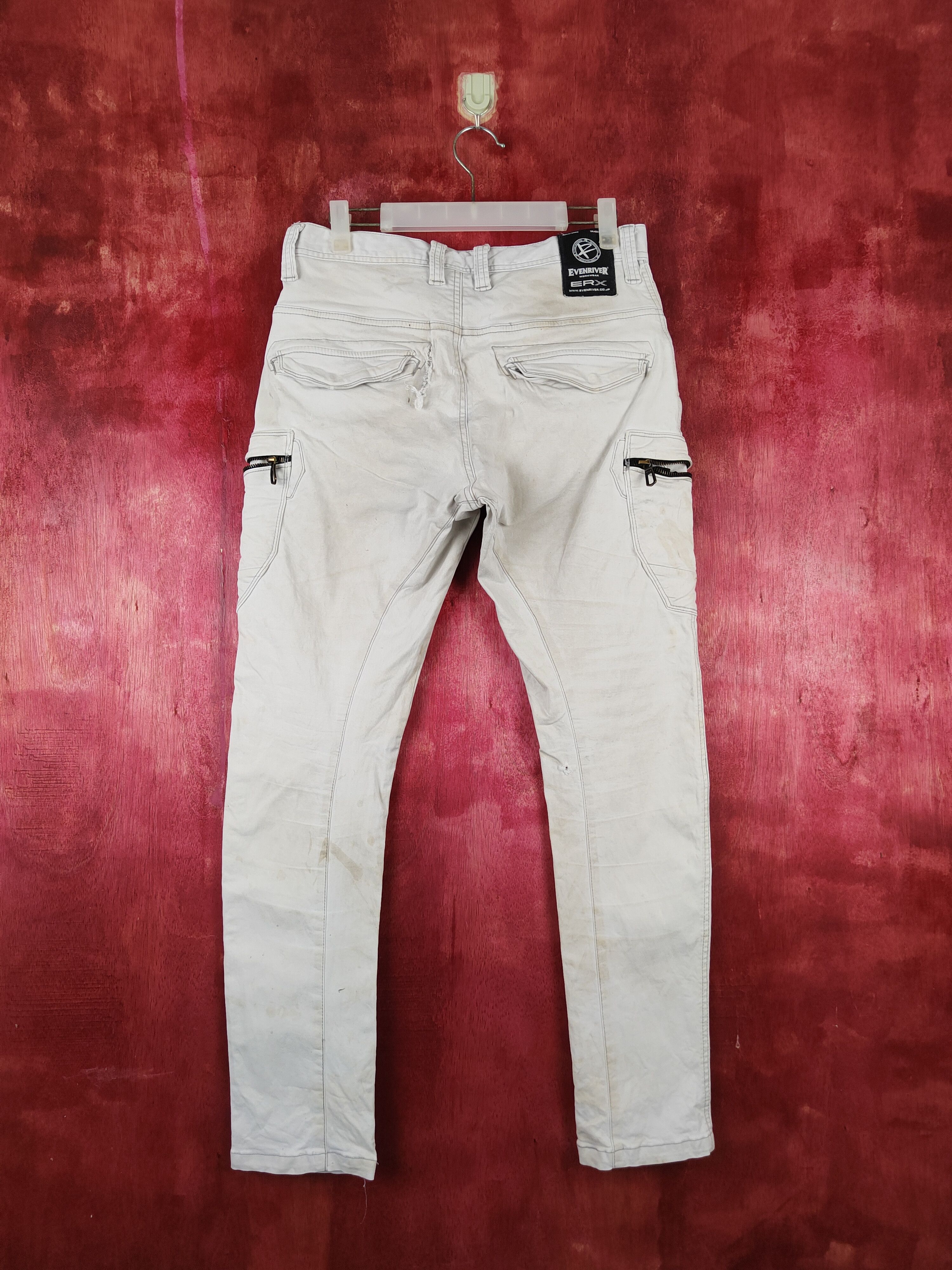 Japanese Brand × Vintage Evenriver White Faded Multi Pocket Cargo Pants #S709 Size US 30 / EU 46 - 8 Thumbnail