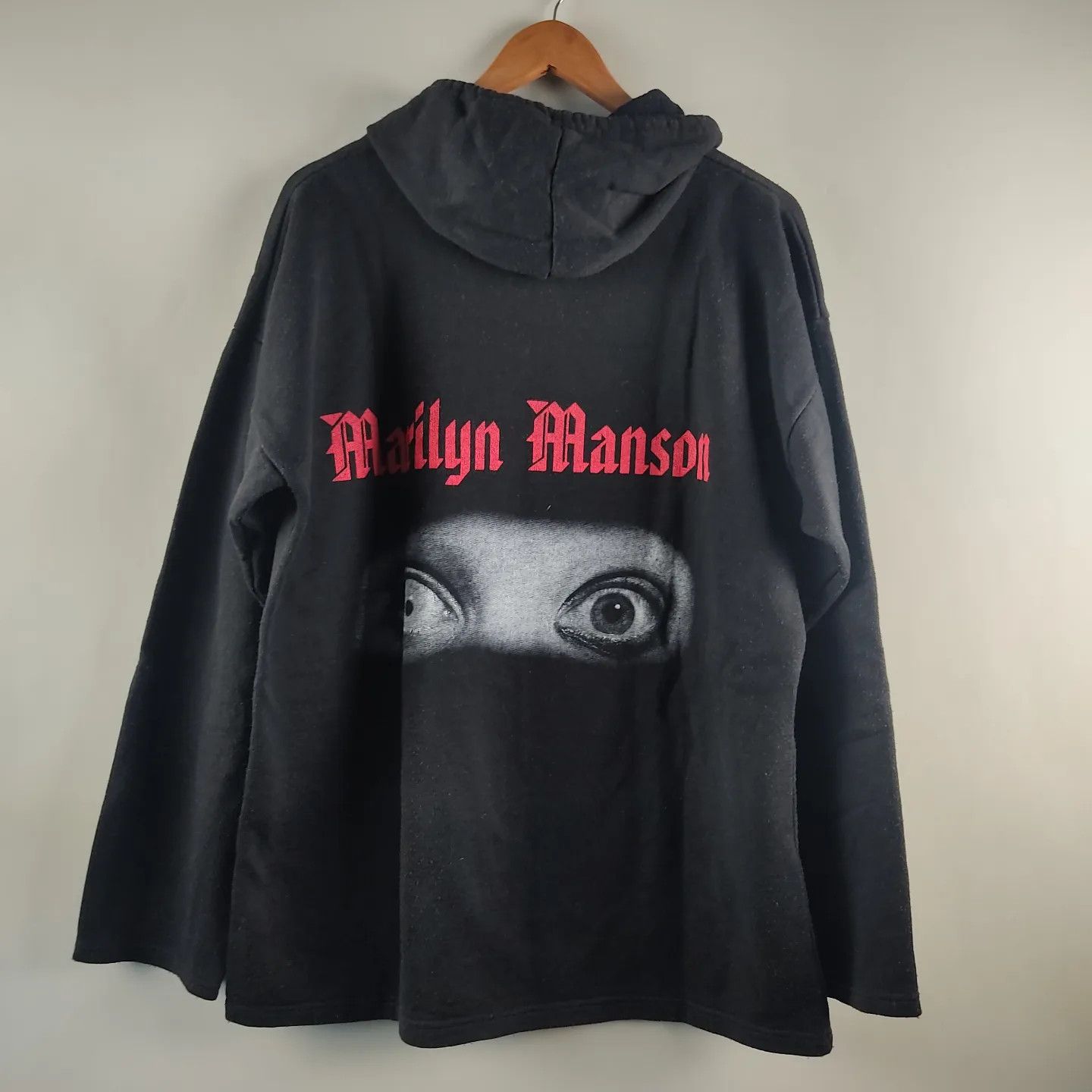 Band Tees × Marilyn Manson × Vintage 90's Marilyn Manson Antichrist Superstar Hoodie Size US XL / EU 56 / 4 - 4 Thumbnail