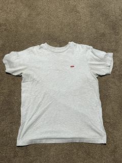 Supreme Inside Out Box Logo Hooded Sweatshirt Heather Grey