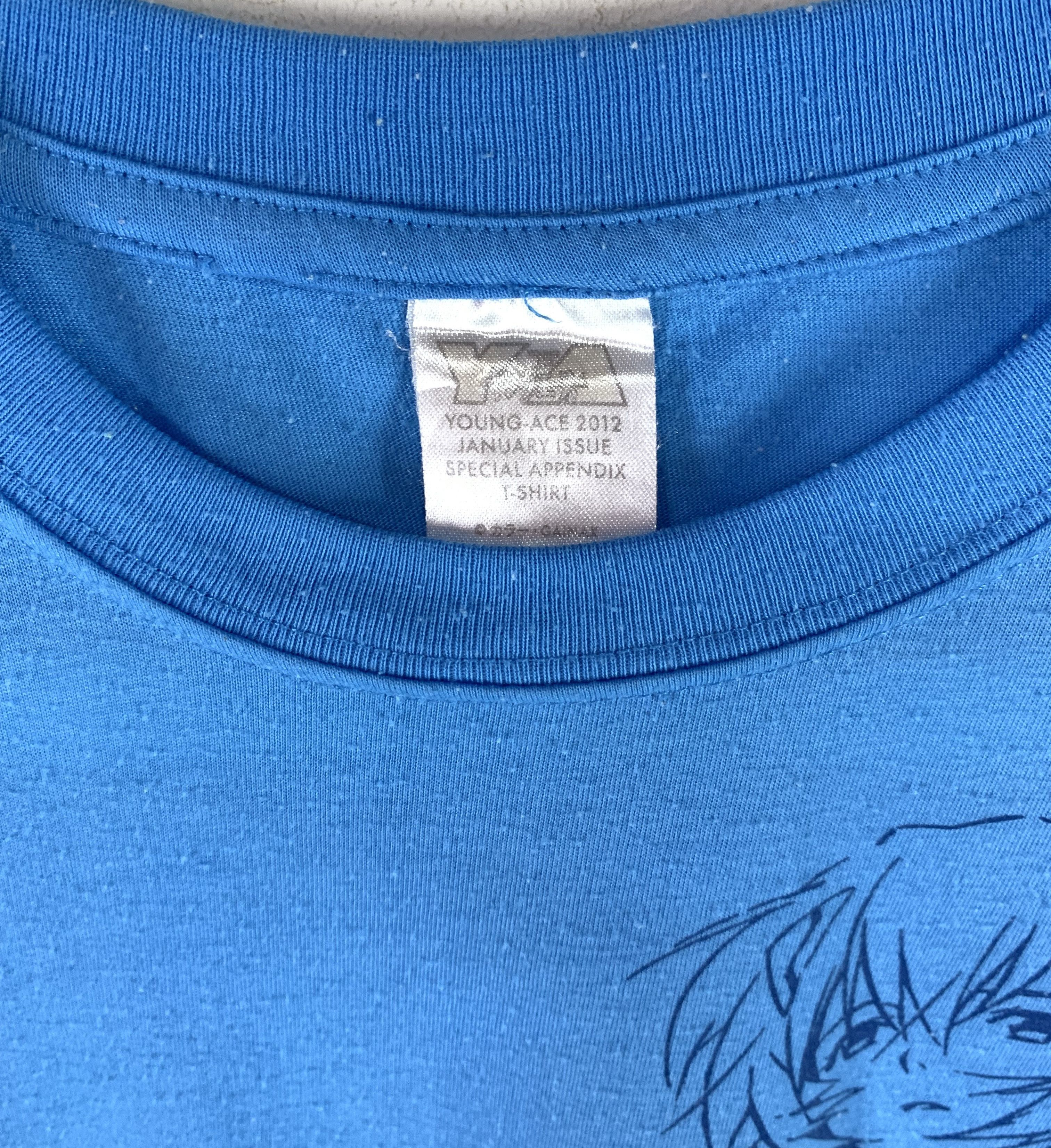 Anime × Japanese Brand × Vintage Neon genesis evangelion rei ayanami young-ace issue tee Size US S / EU 44-46 / 1 - 5 Thumbnail