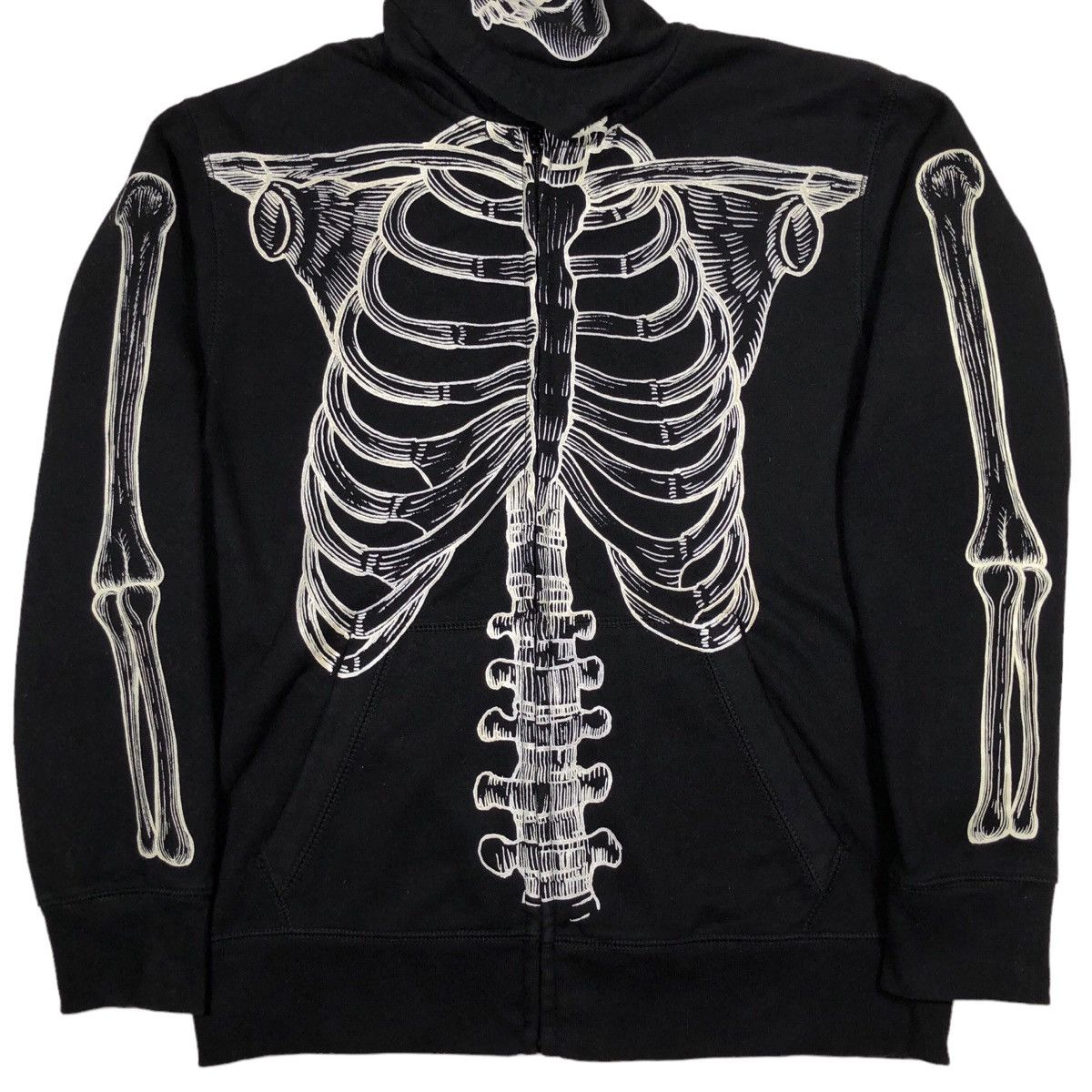 Gap Gap Fal Skeleton HD Zip Up Hoodie Size US S / EU 44-46 / 1 - 3 Thumbnail