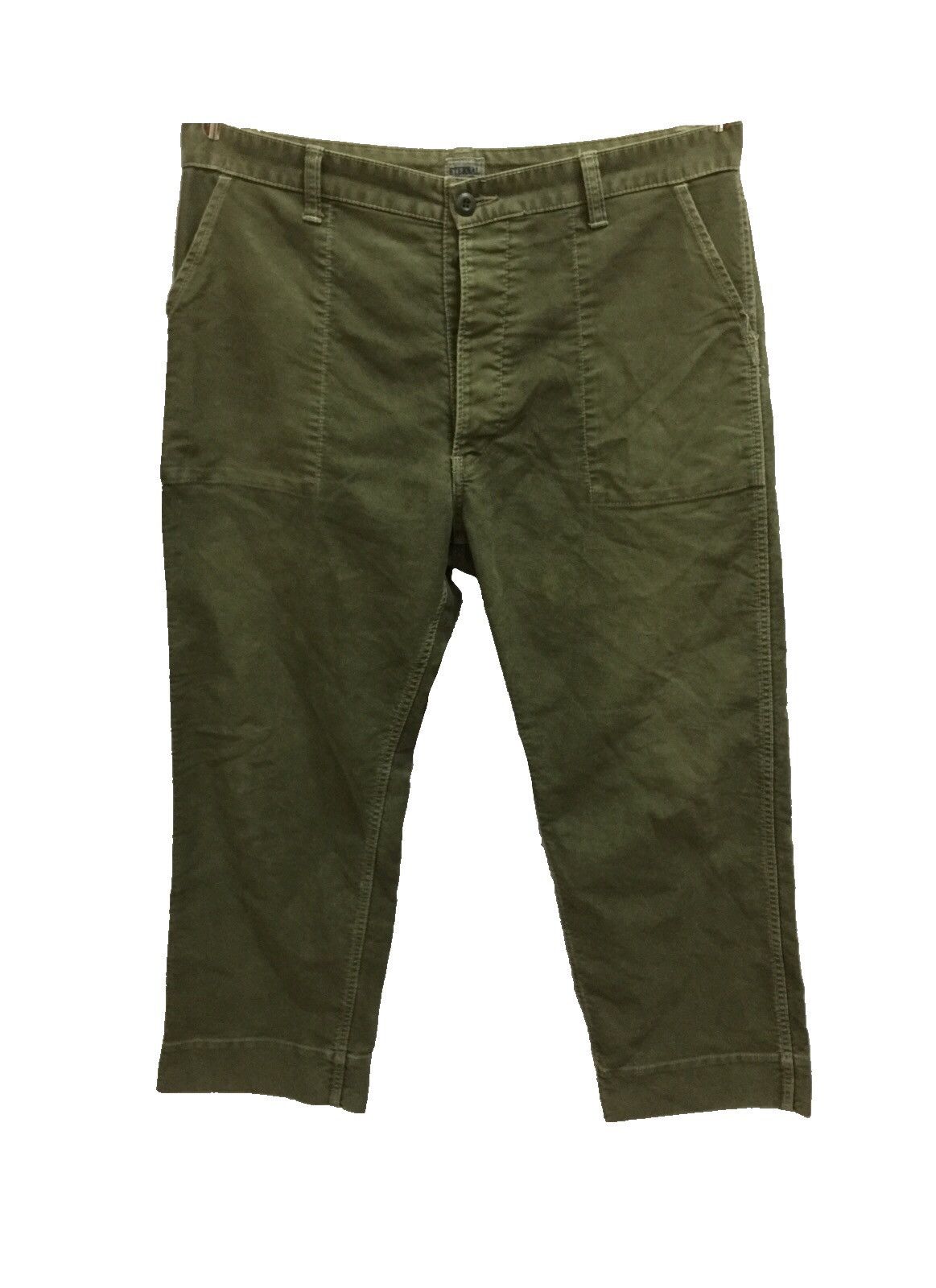 Eternal × Kapital Eternal Olive Green Military Cargo Pants Size US 37 - 1 Thumbnail