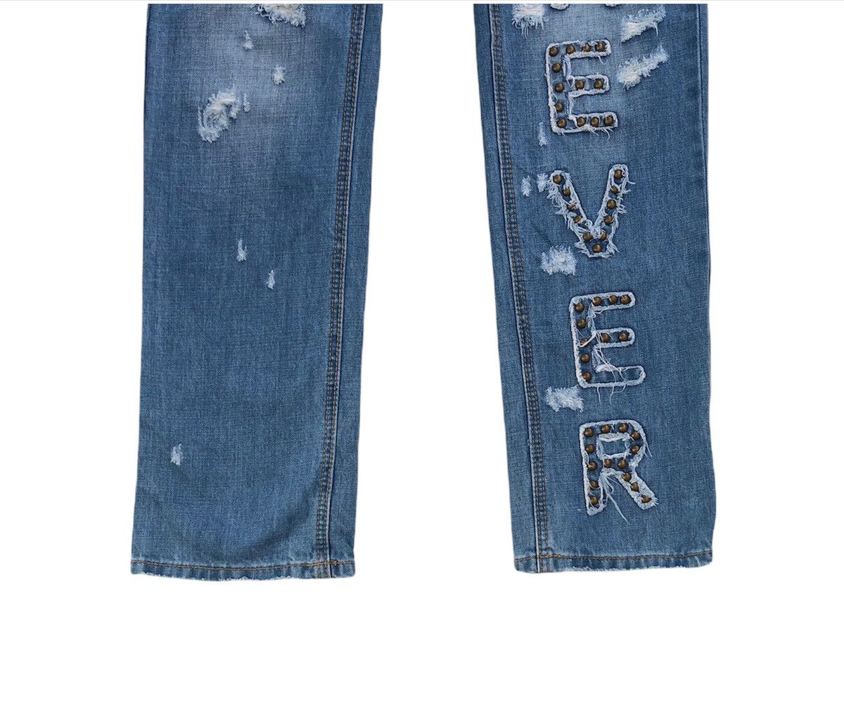 Dolce & Gabbana 🔥Mega Rare🔥D&G “Forever” Distressed Jeans Size US 33 - 4 Thumbnail