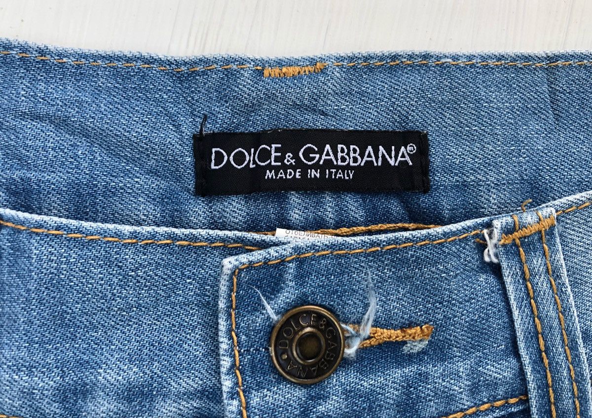 Dolce & Gabbana 🔥Mega Rare🔥D&G “Forever” Distressed Jeans Size US 33 - 7 Thumbnail