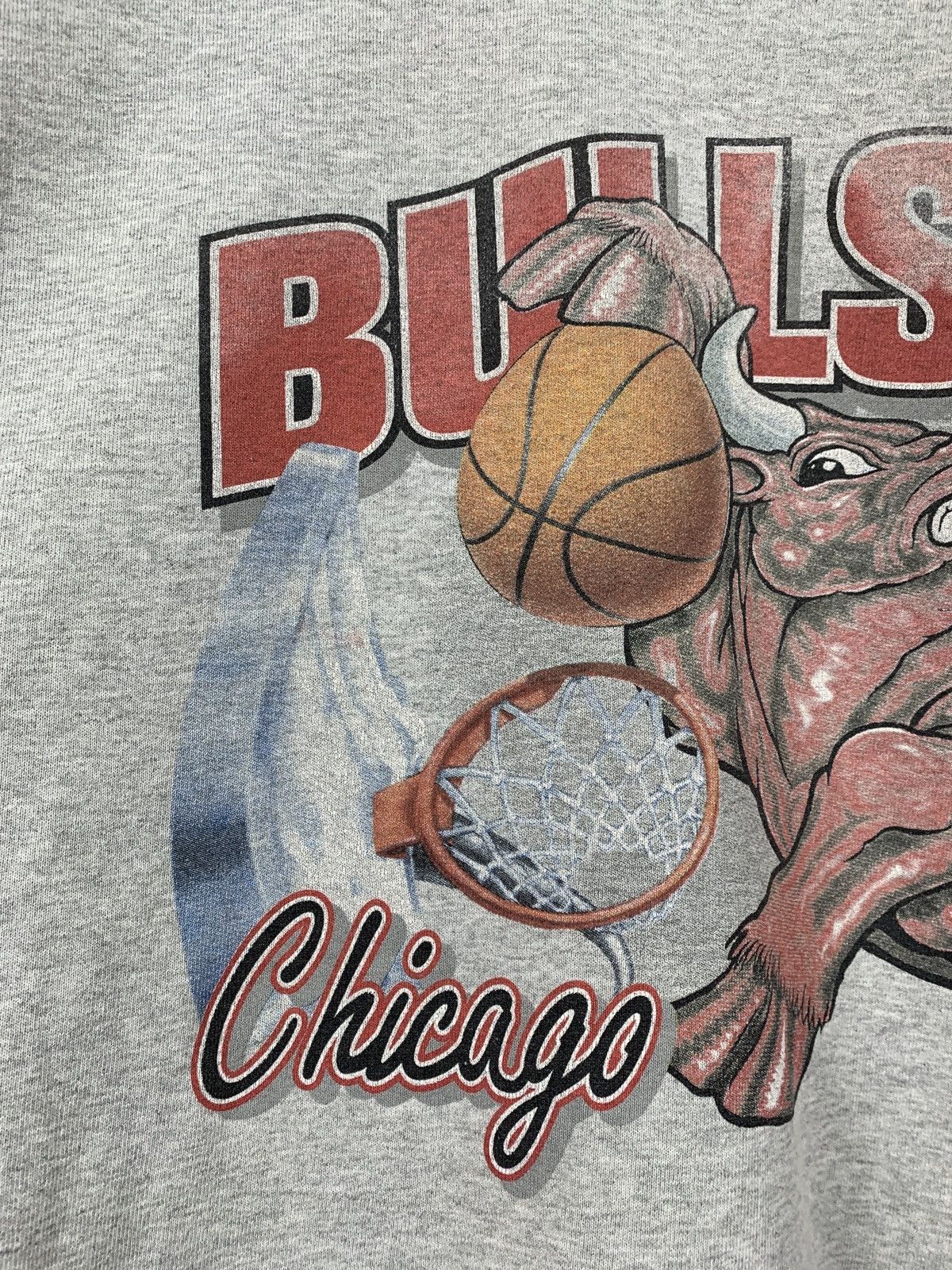 NBA 90s Vintage Chicago Bulls NBA Sweatshirt Size US XL / EU 56 / 4 - 11 Thumbnail