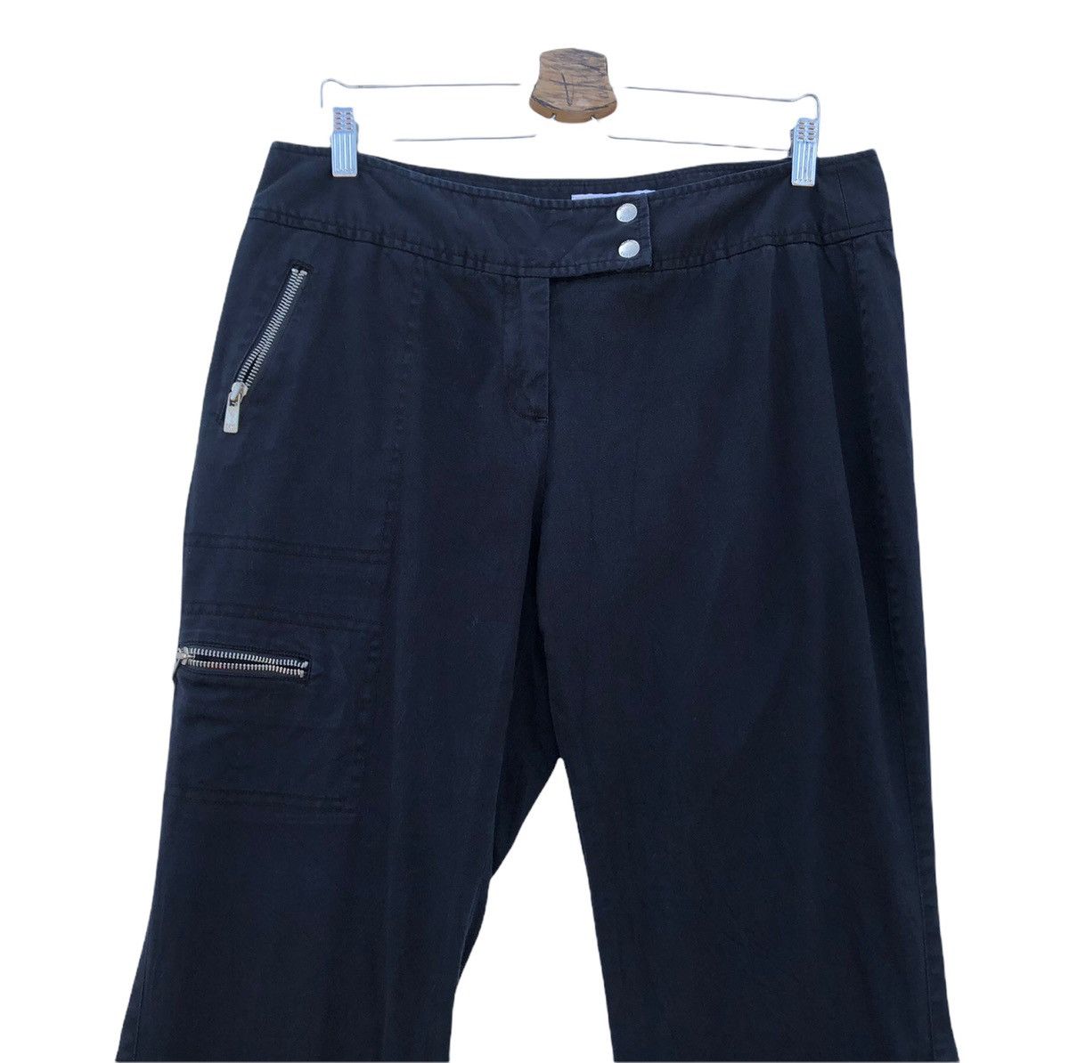 Michael Kors Michael Kors Zipper Punk Flare Jeans Size US 33 - 3 Thumbnail