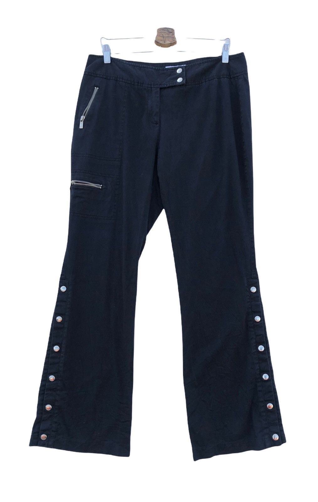 Michael Kors Zipper Punk Flare Jeans