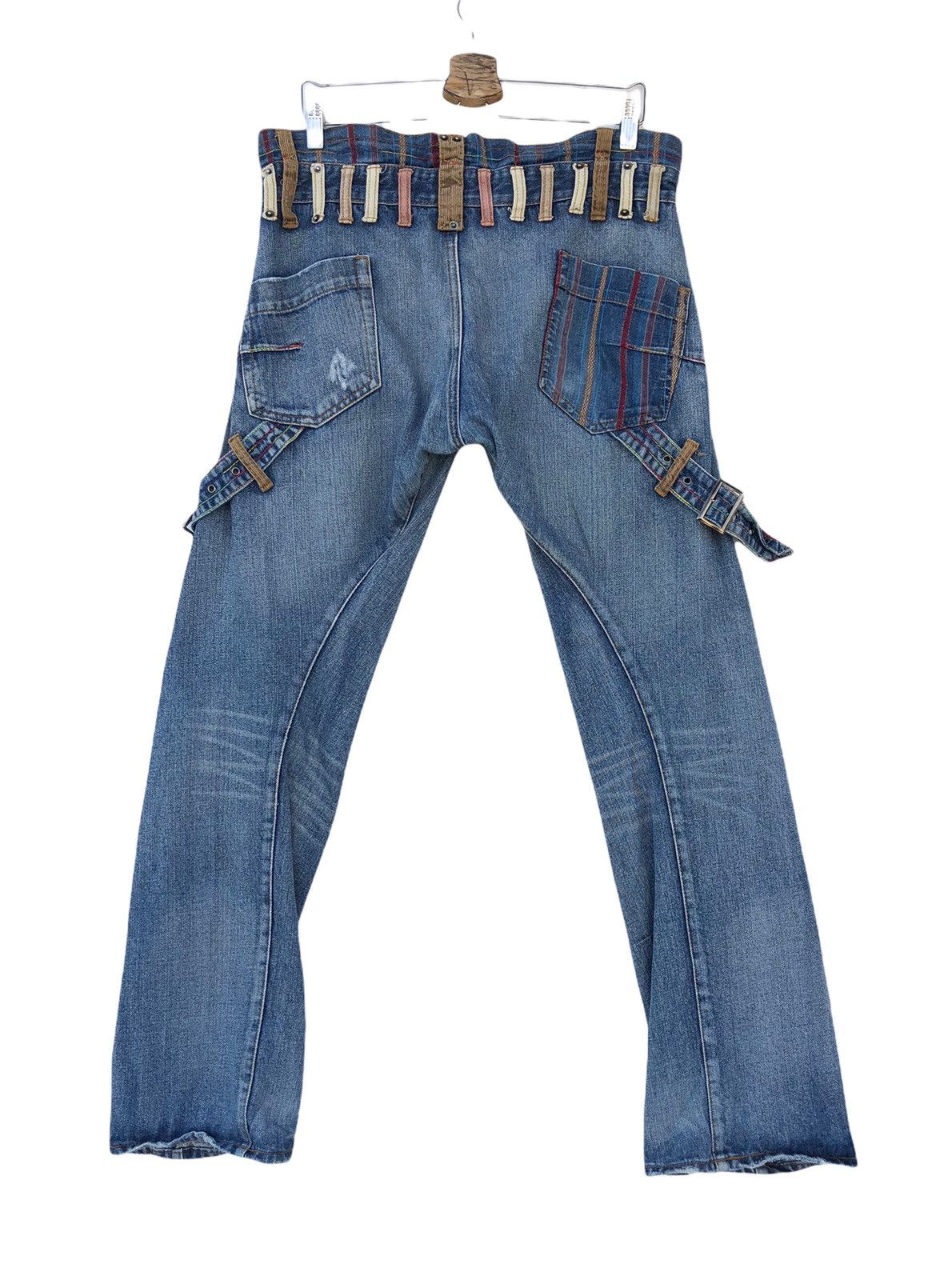 Japanese Brand 🔥🔥Double waist🔥 Japanese Breathmint Jeans Size US 34 / EU 50 - 2 Thumbnail