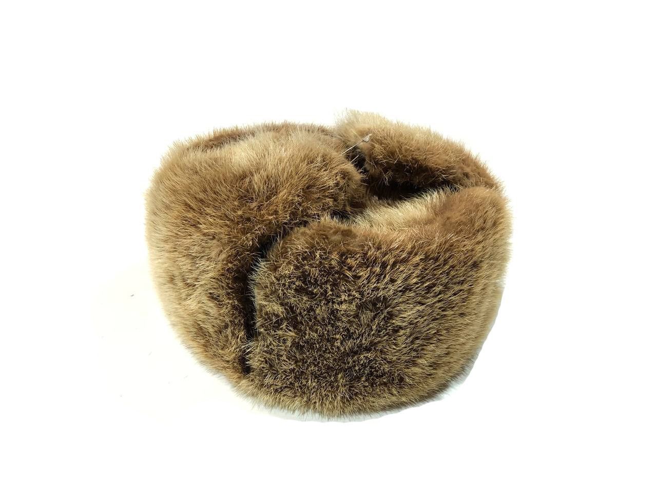 Vintage Vintage 90s Ushanka Beanie Mohair Streetwear American Hype Size ONE SIZE - 1 Thumbnail