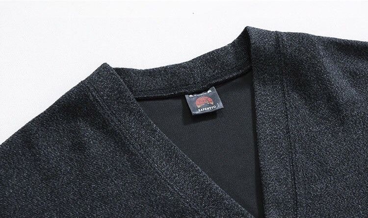 Japanese Brand × Vintage F/W Korean fashion grey 90s cardigan jacket aesthetic Size US M / EU 48-50 / 2 - 7 Thumbnail
