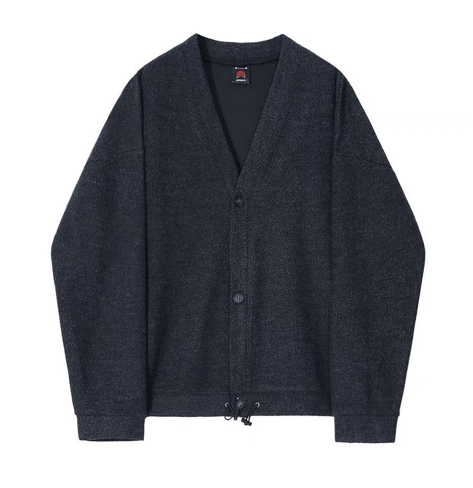 Japanese Brand × Vintage F/W Korean fashion grey 90s cardigan jacket aesthetic Size US M / EU 48-50 / 2 - 11 Thumbnail
