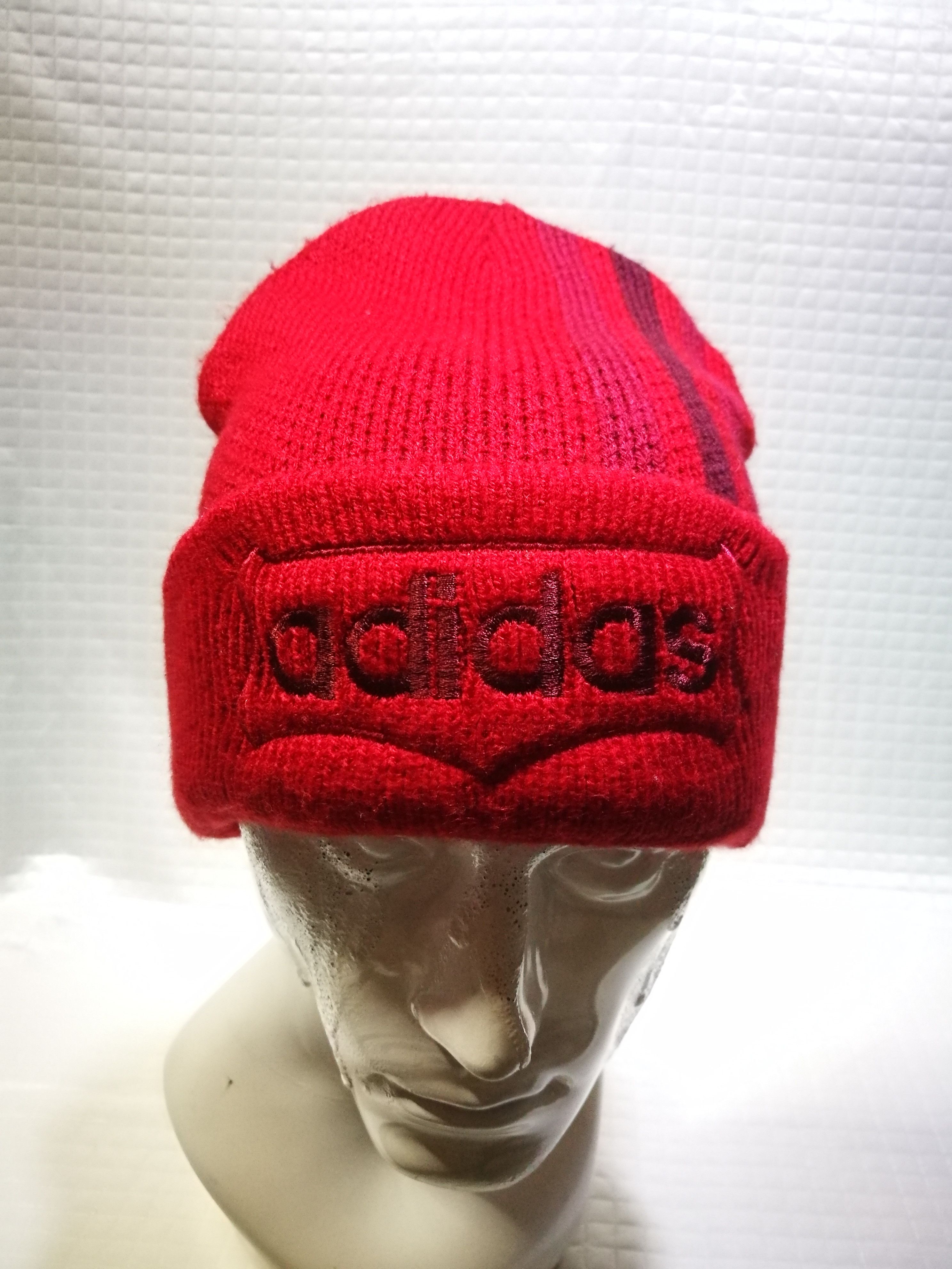 Adidas × Vintage Vintage Adidas Beanie Hat Size ONE SIZE - 1 Thumbnail