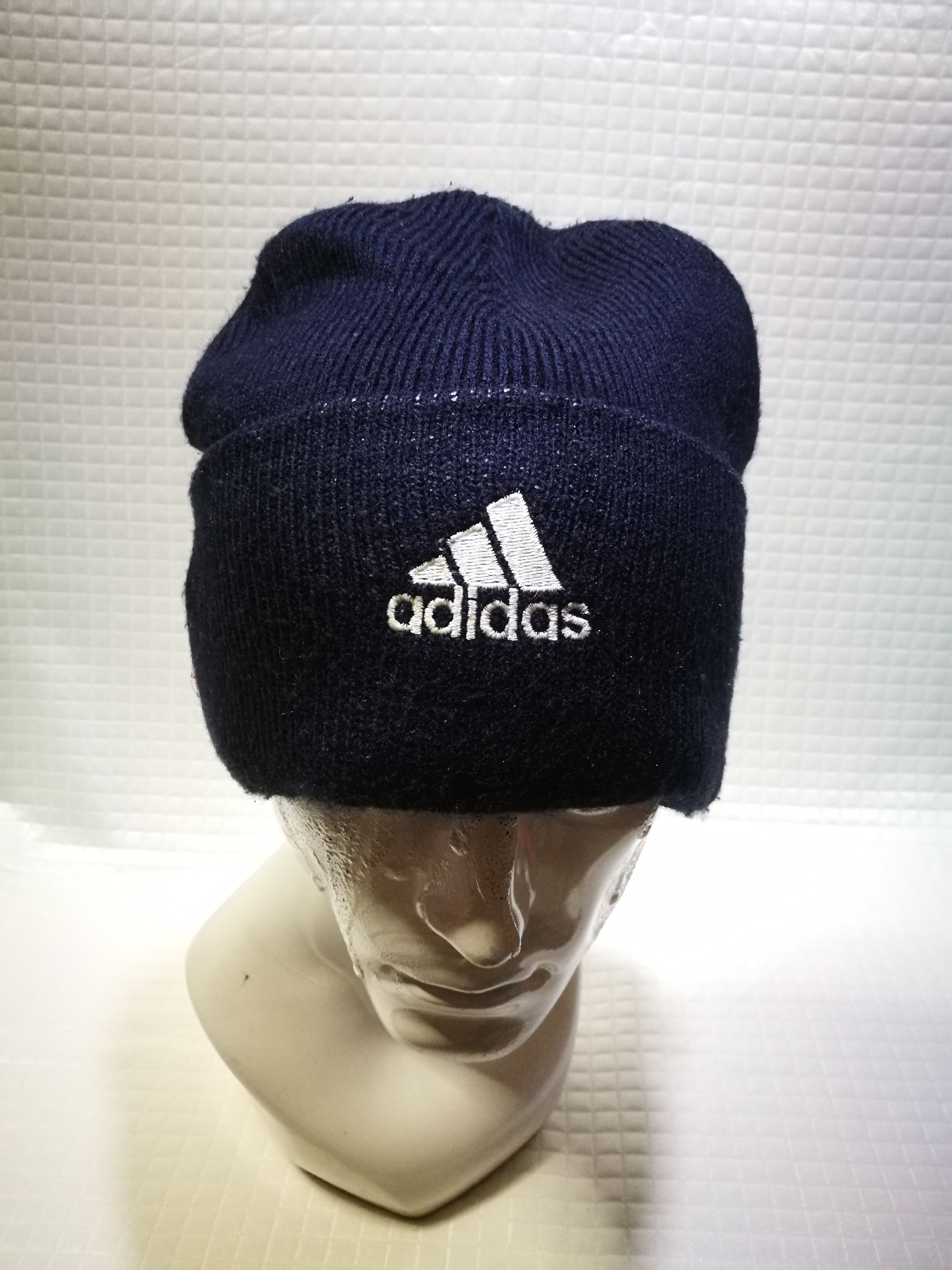 Adidas × Vintage Vintage Adidas Beanie Hat Size ONE SIZE - 1 Thumbnail