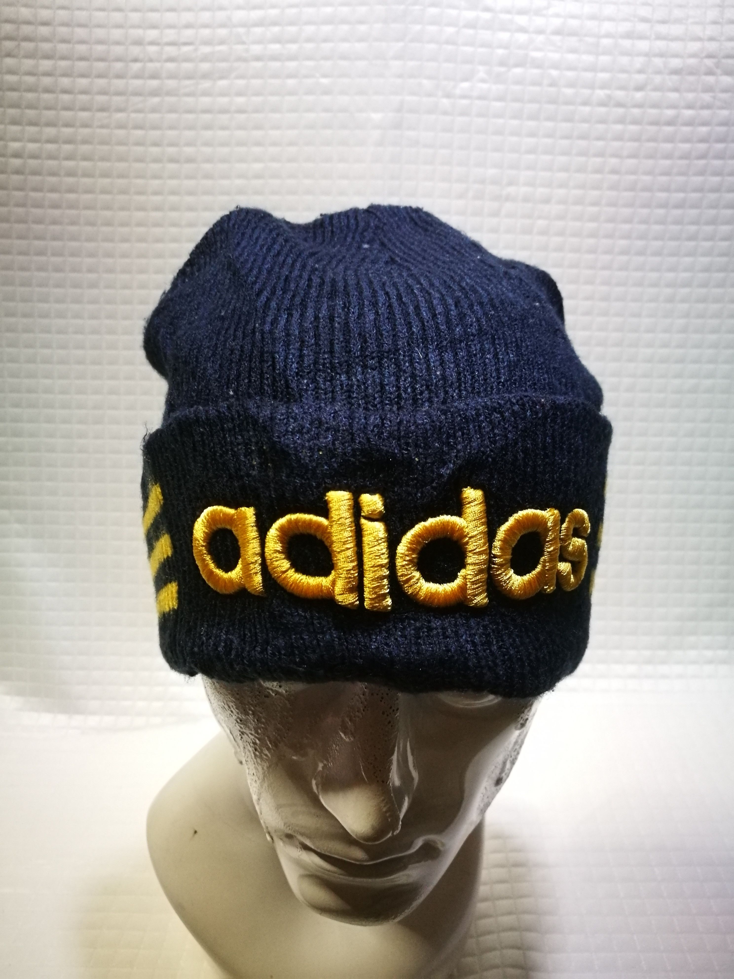 Adidas × Vintage Vintage Adidas Beanie Hat Size ONE SIZE - 1 Thumbnail