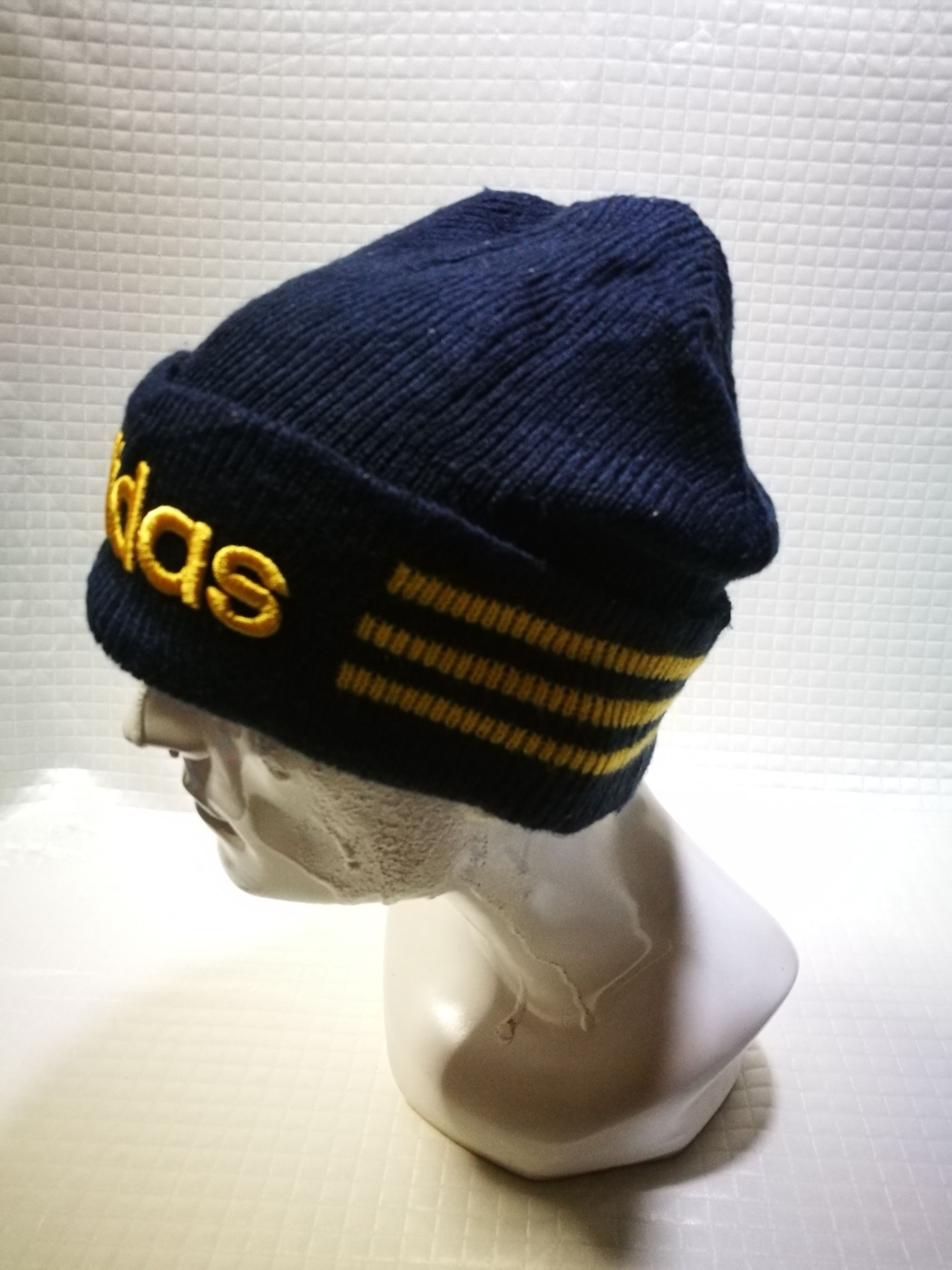 Adidas × Vintage Vintage Adidas Beanie Hat Size ONE SIZE - 4 Thumbnail
