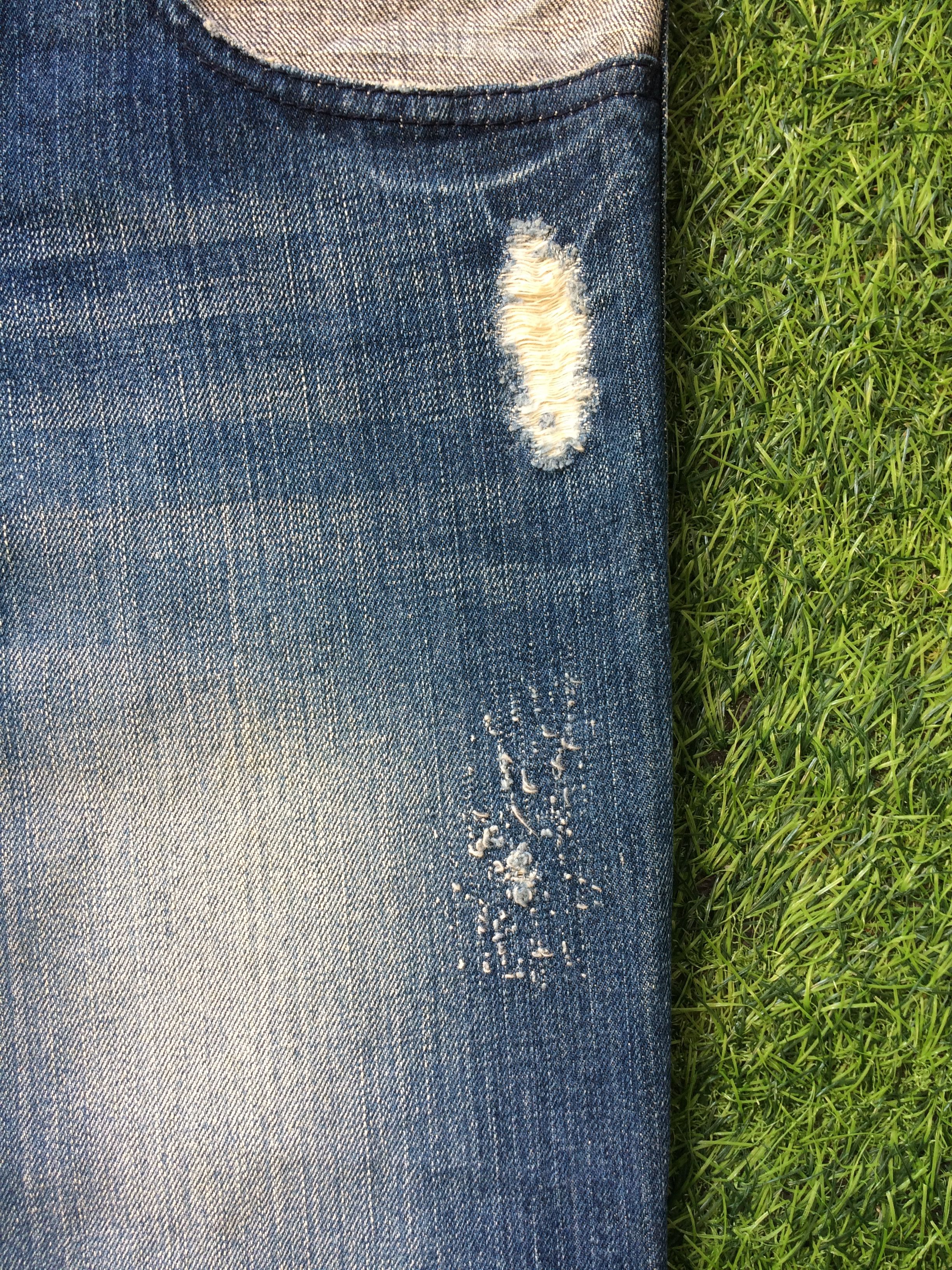 Japanese Brand × Seditionaries Two Tone Denim Double Waist Jeans Pants #D-385 Size US 31 - 9 Thumbnail
