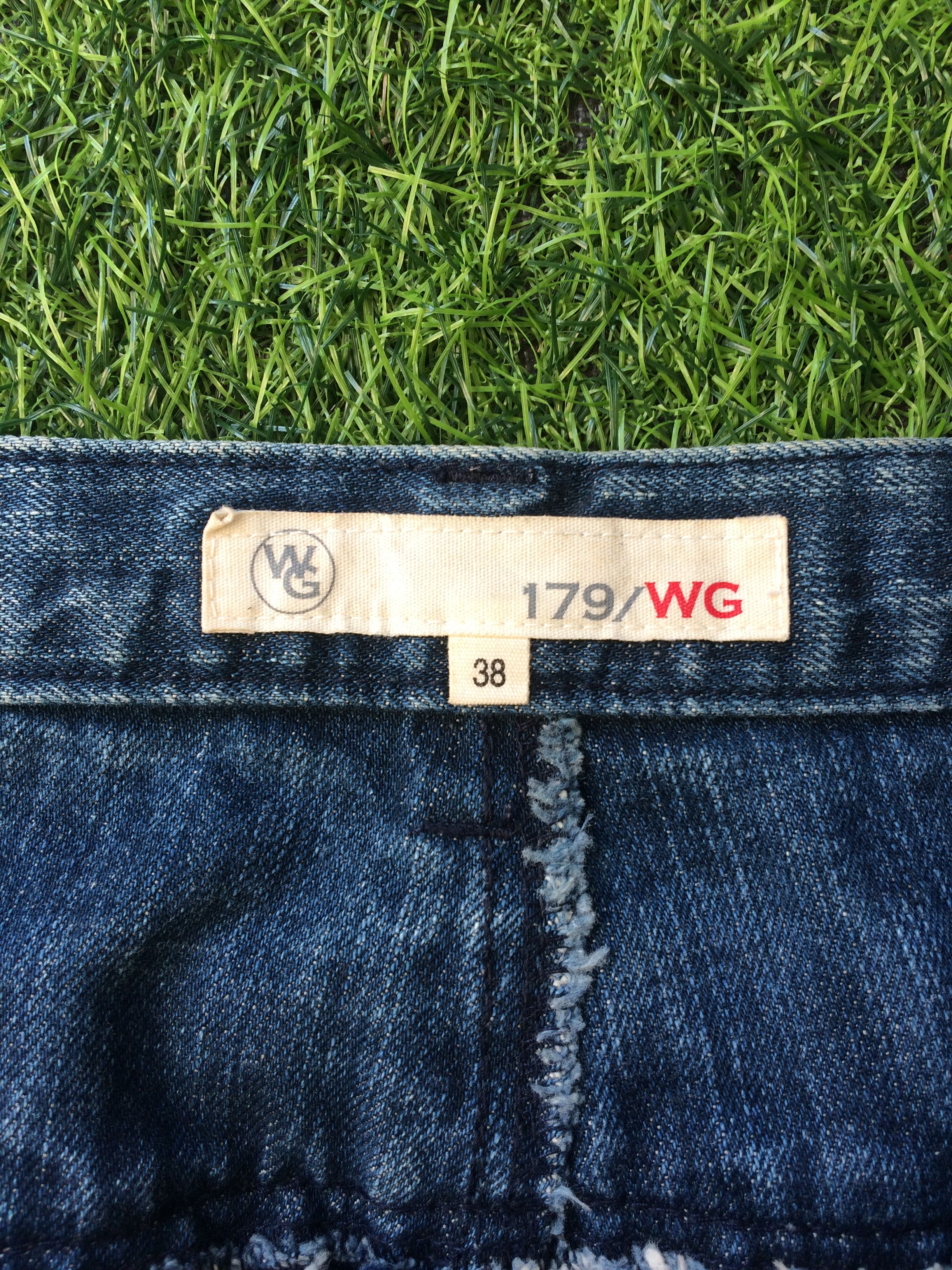 Japanese Brand × Seditionaries Two Tone Denim Double Waist Jeans Pants #D-385 Size US 31 - 13 Thumbnail