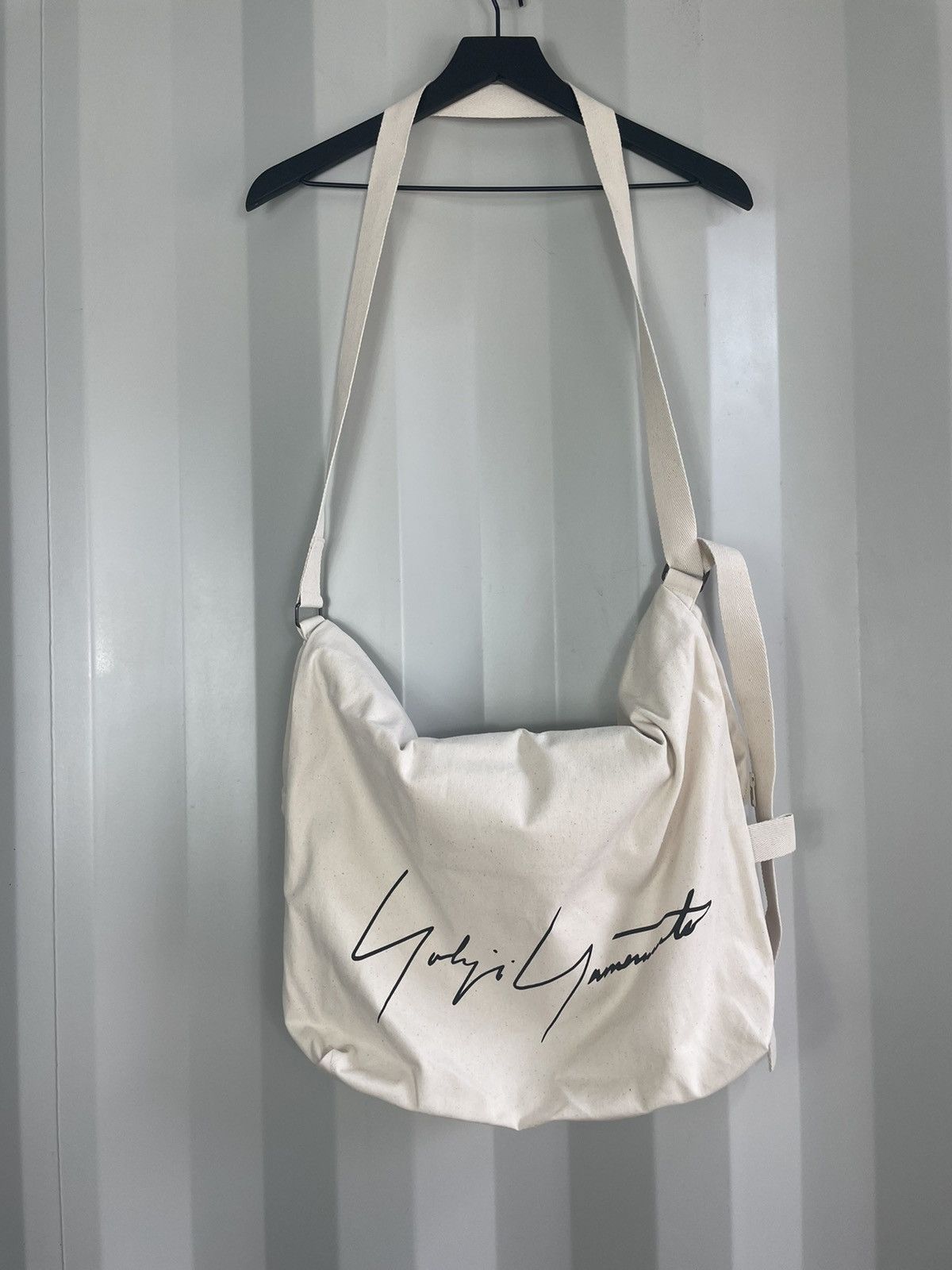 Yohji Yamamoto Shoulder canvas bag Grailed