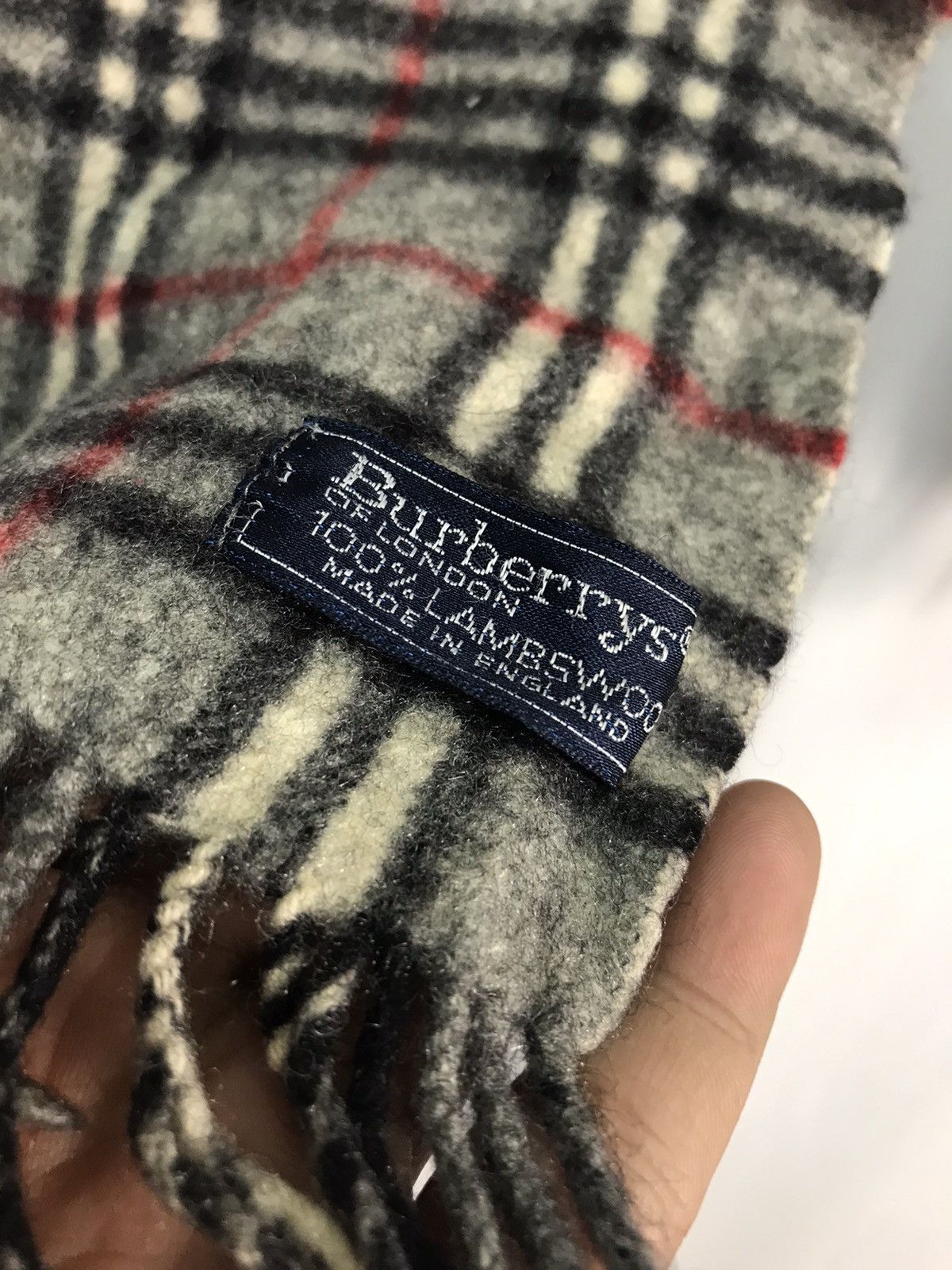 Burberry × Other × Vintage Vintage lambwool Burberry nova check scarf made in England Size ONE SIZE - 4 Thumbnail