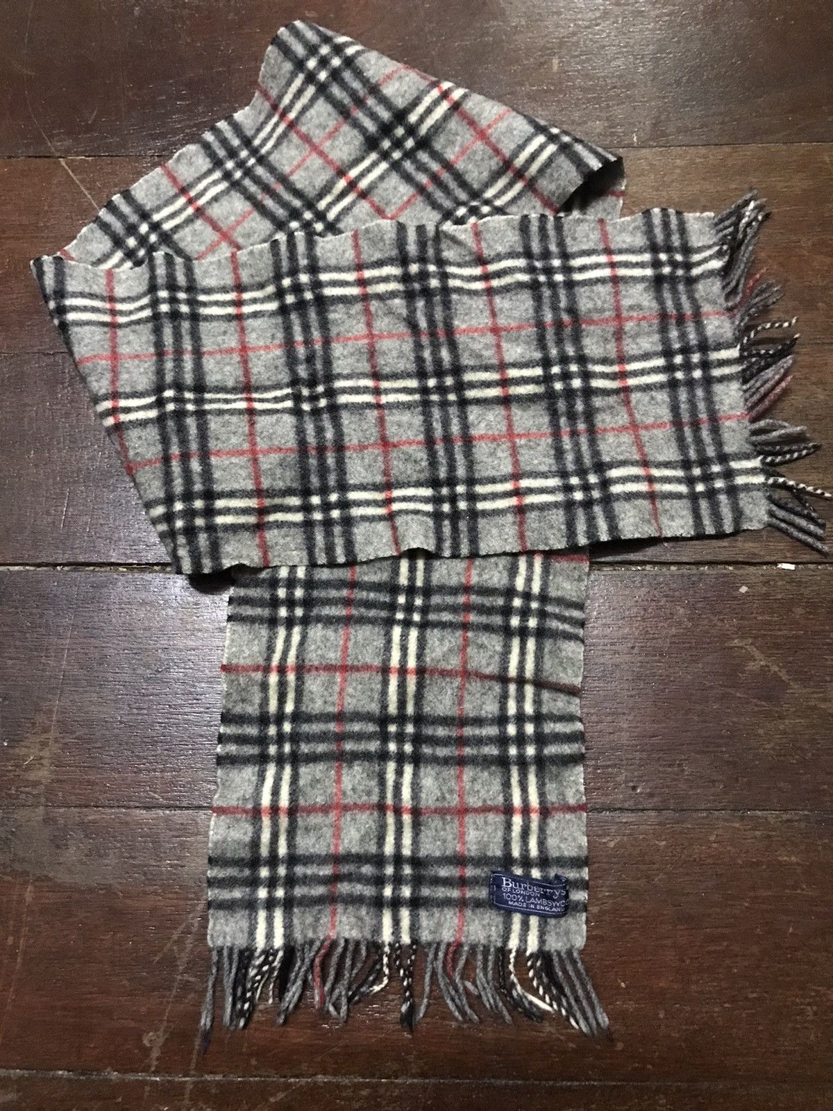 Burberry × Other × Vintage Vintage lambwool Burberry nova check scarf made in England Size ONE SIZE - 7 Thumbnail