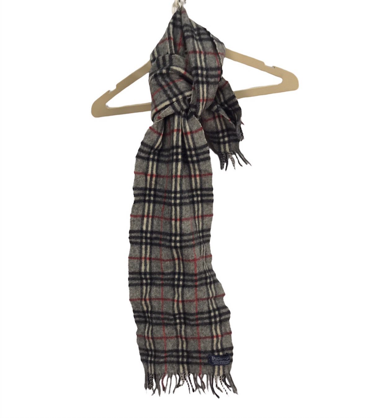 Burberry × Other × Vintage Vintage lambwool Burberry nova check scarf made in England Size ONE SIZE - 3 Thumbnail