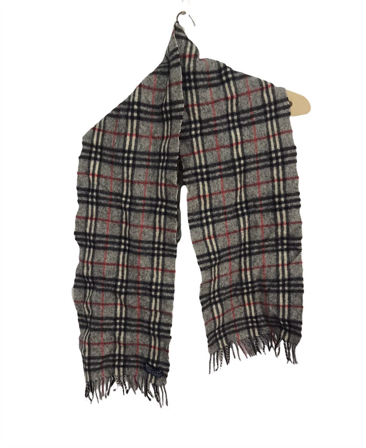 Burberry × Other × Vintage Vintage lambwool Burberry nova check scarf made in England Size ONE SIZE - 2 Thumbnail